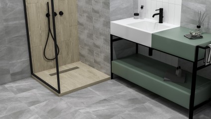 Bathroom tiles