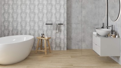 Bathroom tiles