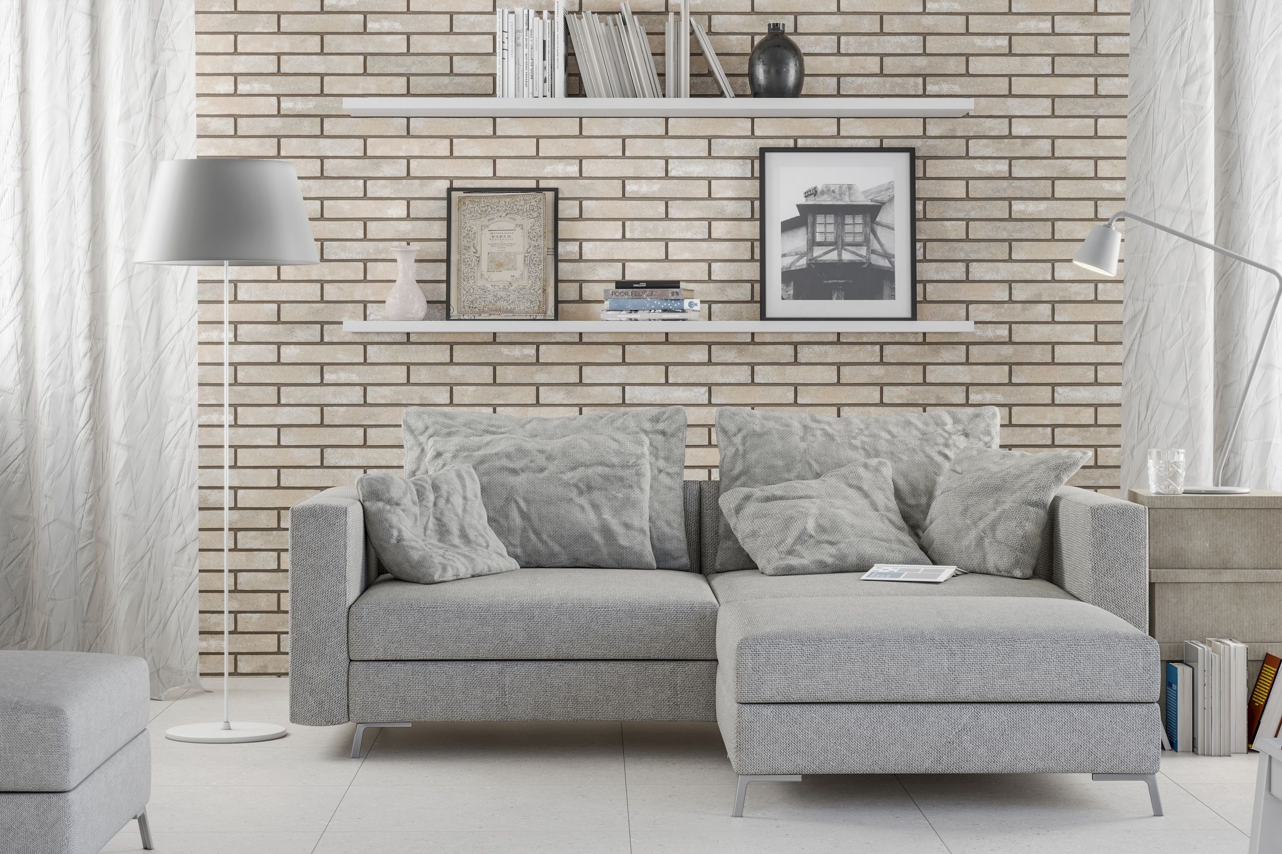 London kremowy 250х60х6