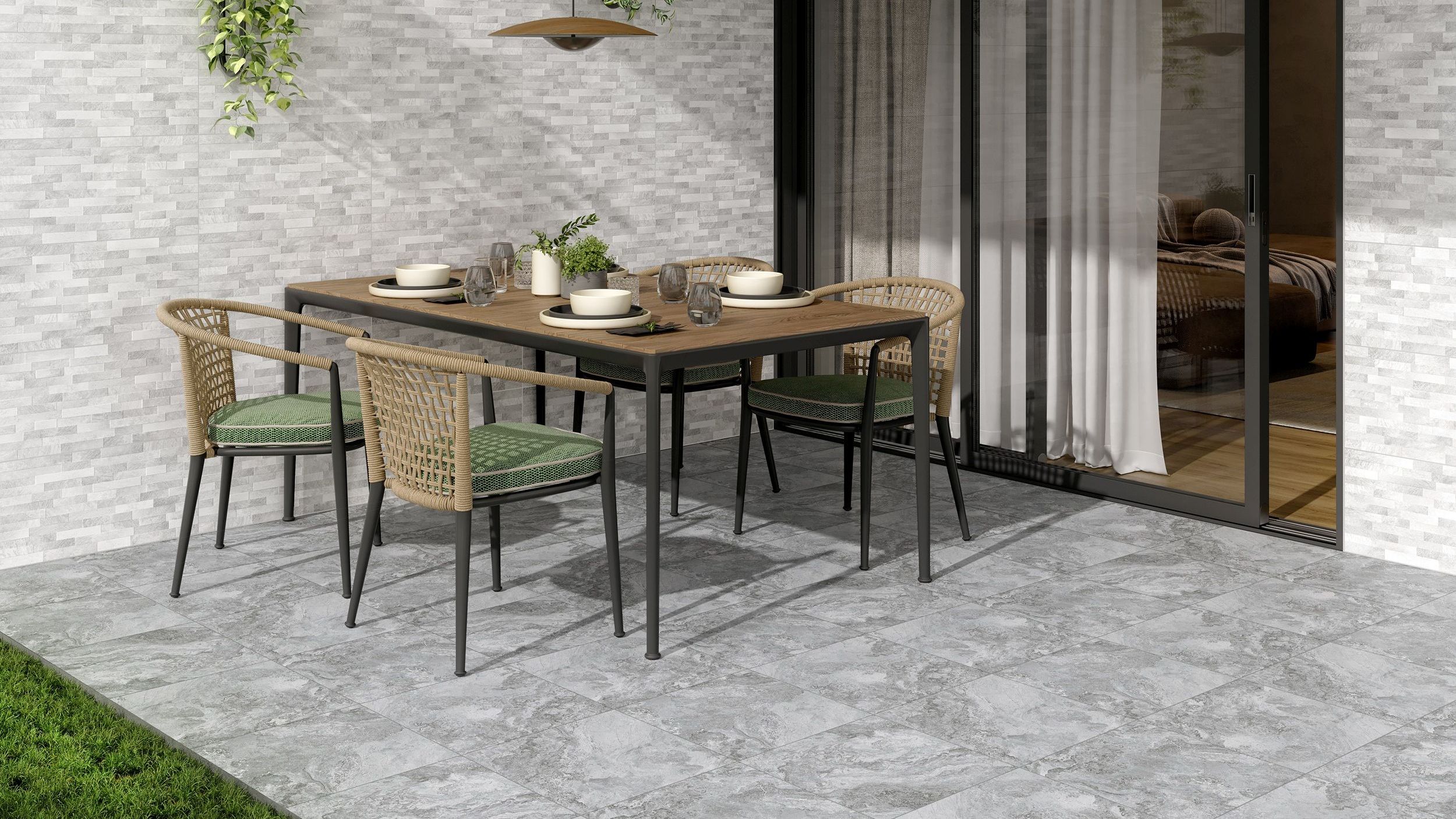 Плитка Eclipse сірий 400х400x7