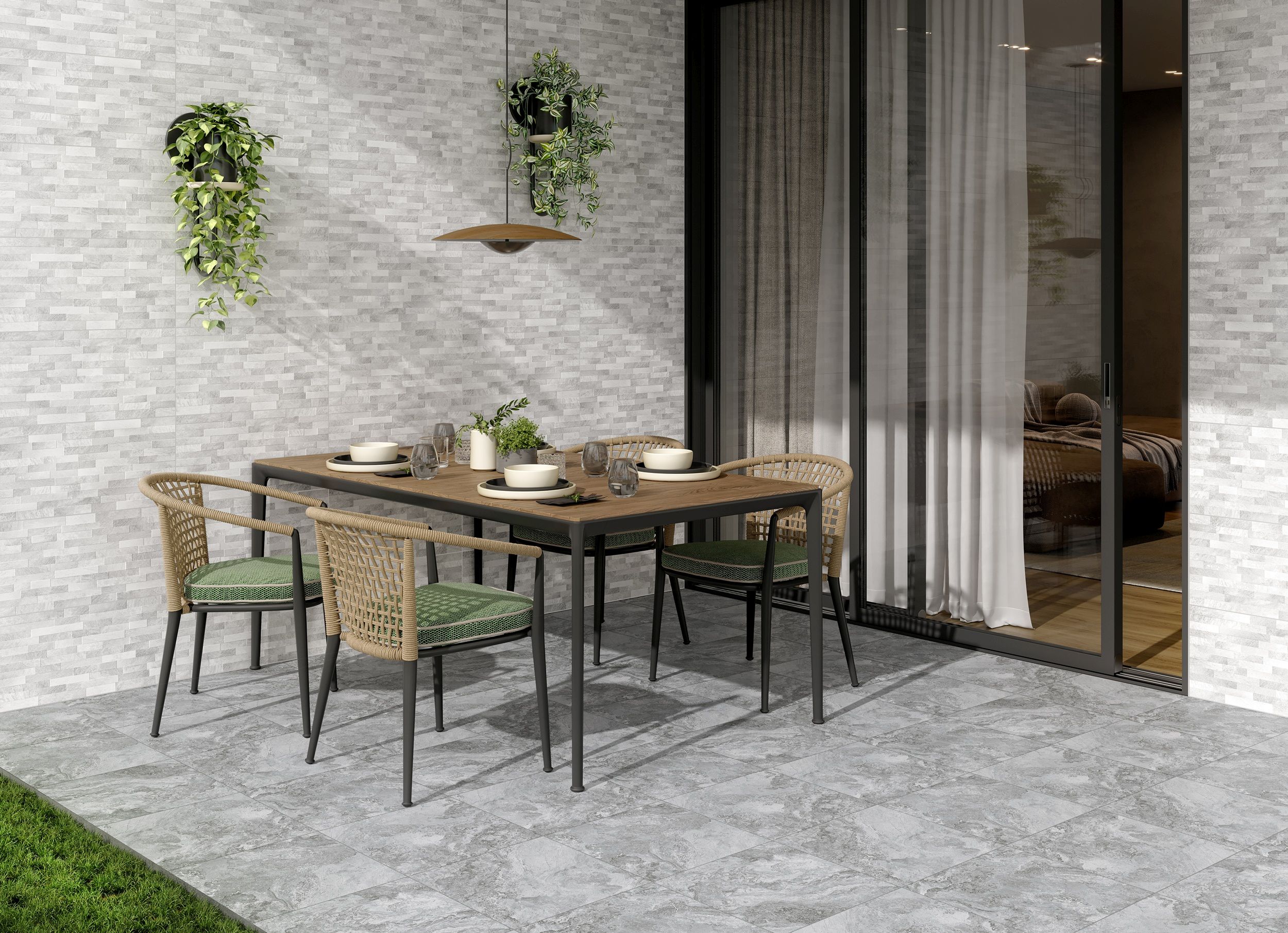 Плитка Eclipse сірий 400х400x7