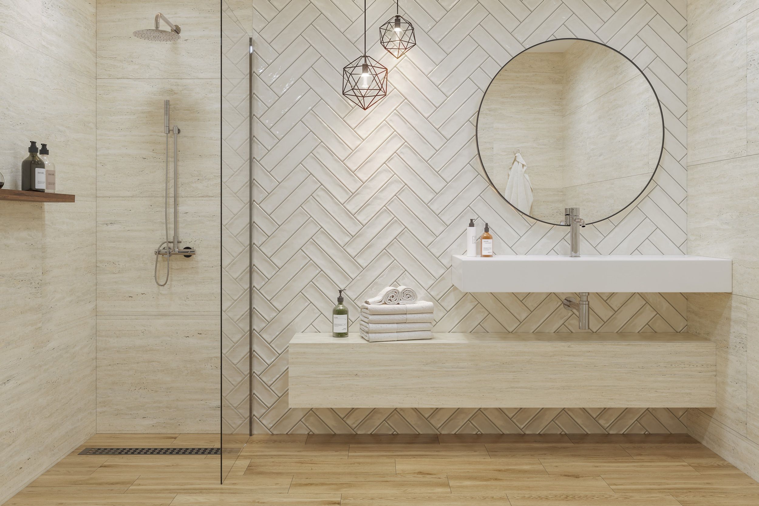 Travertino Ever beżowy 1200х600х8