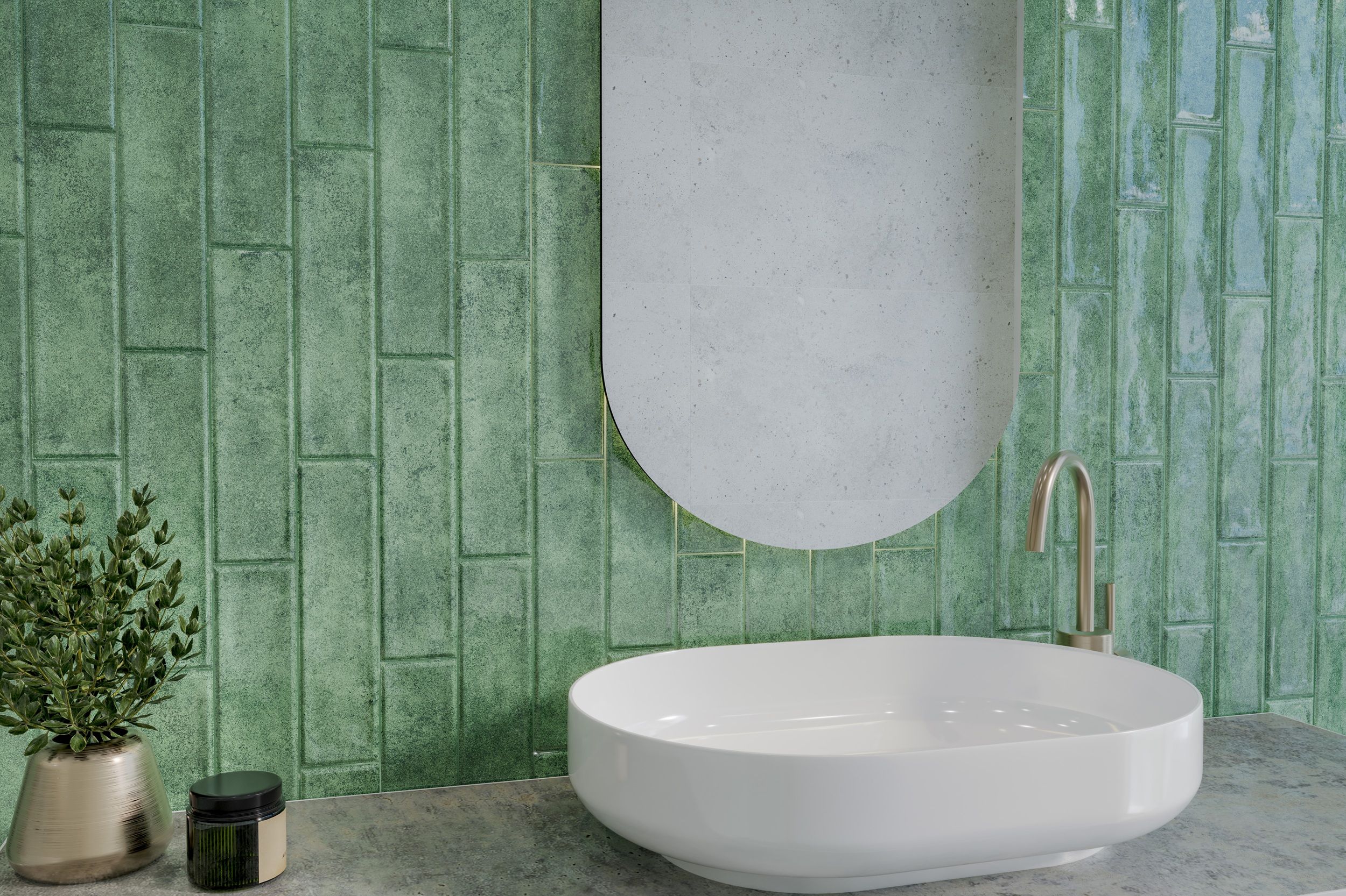 Lugano green 75x300x6