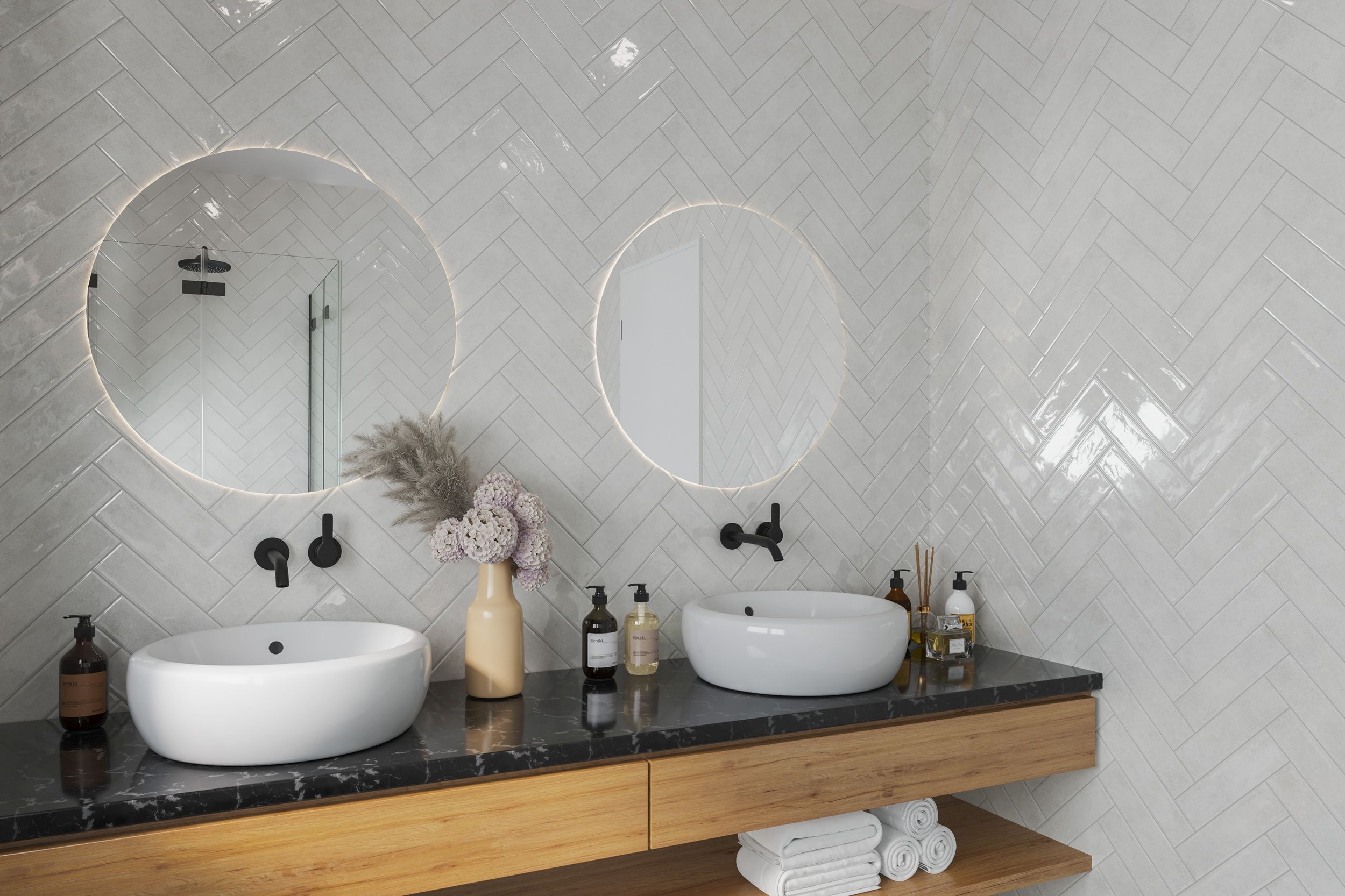 Плитка Lugano зеленый 75x300x6