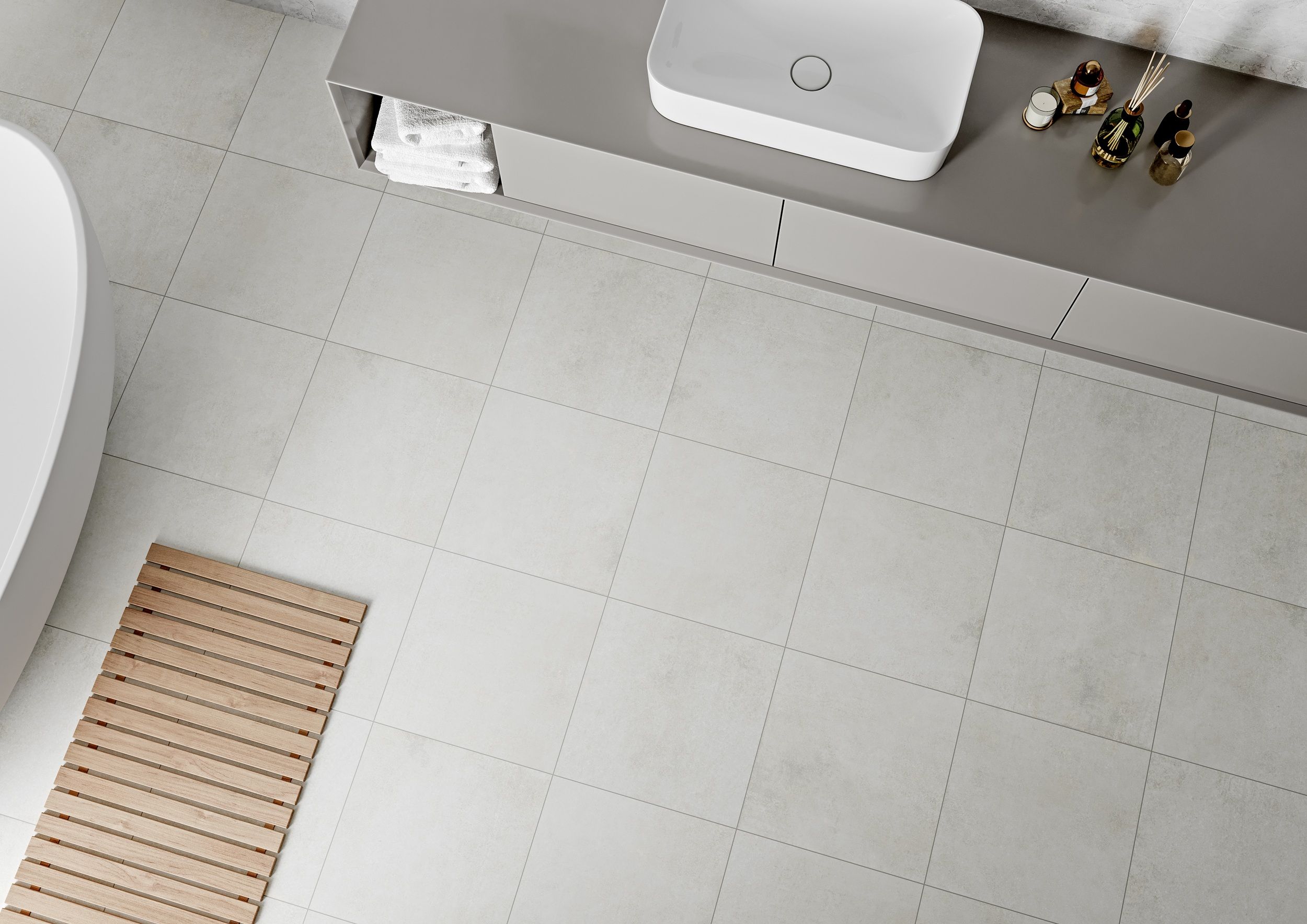 Betonini світло-сірий 400x400x7