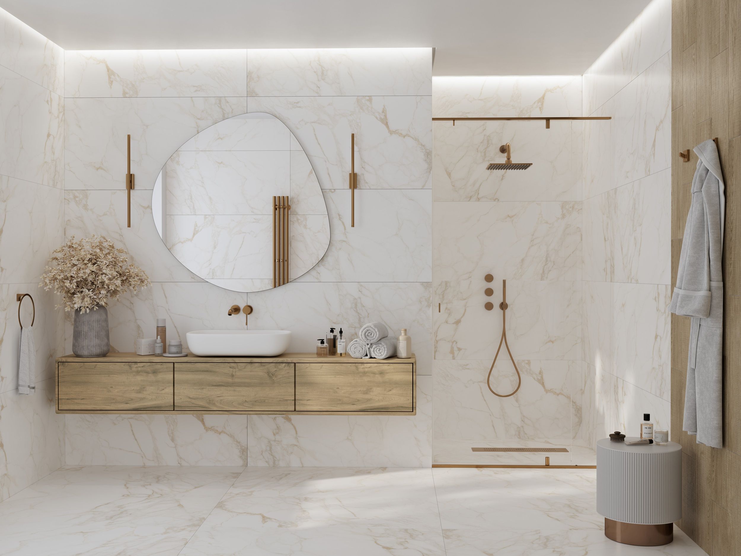 Calacatta Gold білий 1200х600х8