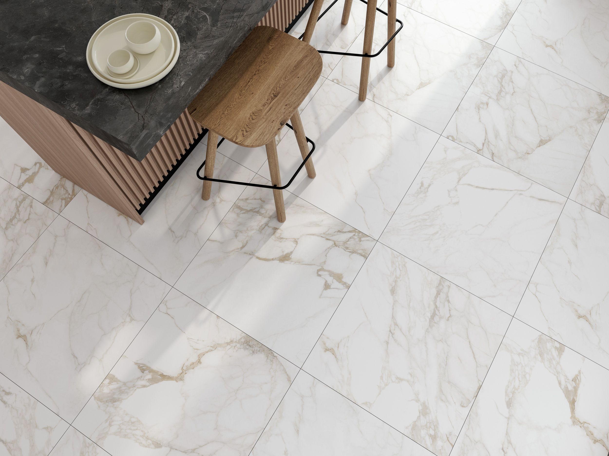 Calacatta Gold білий 600х600х8