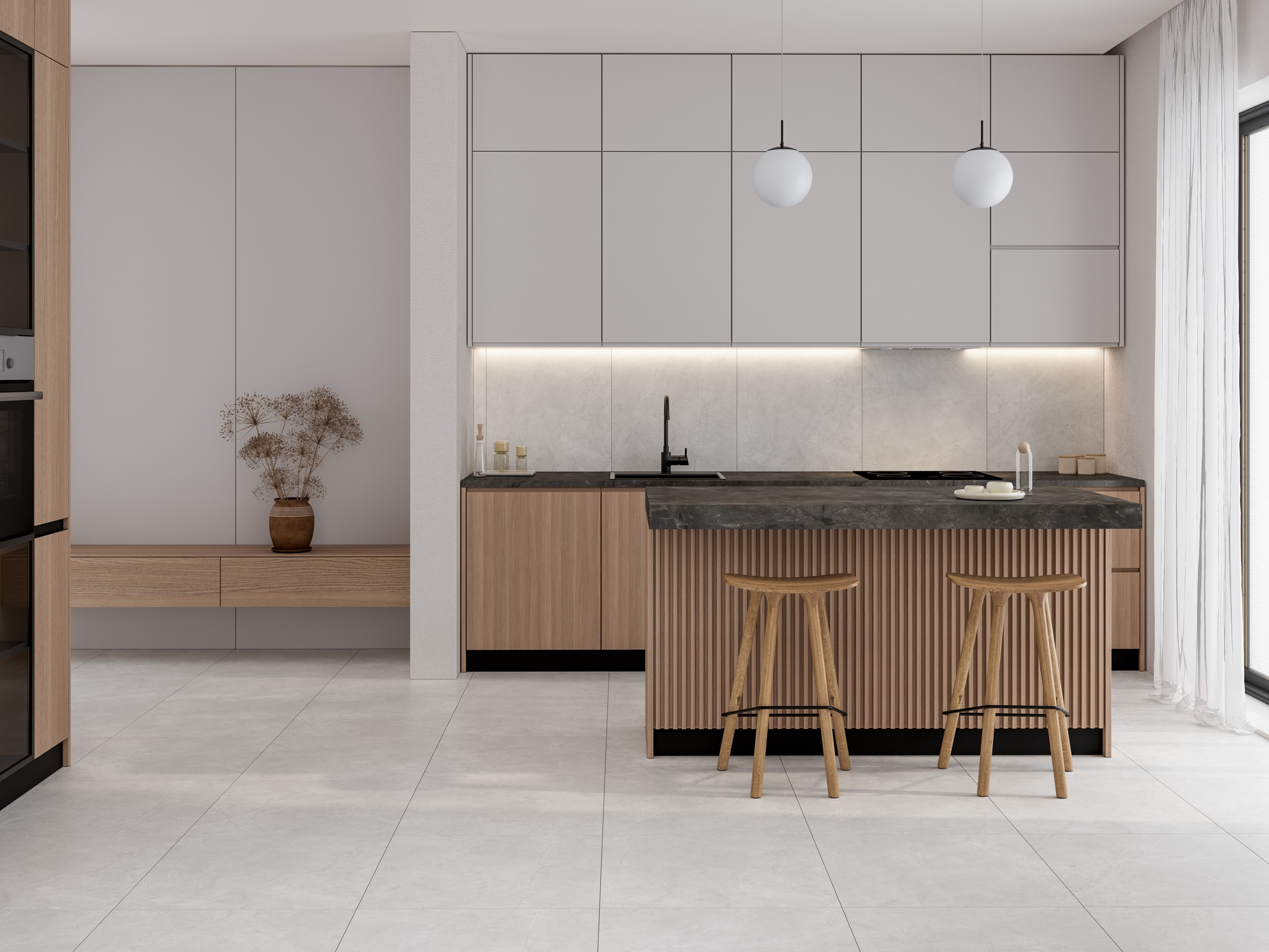 Плитка Maremonti светло-серый 1200х600х8