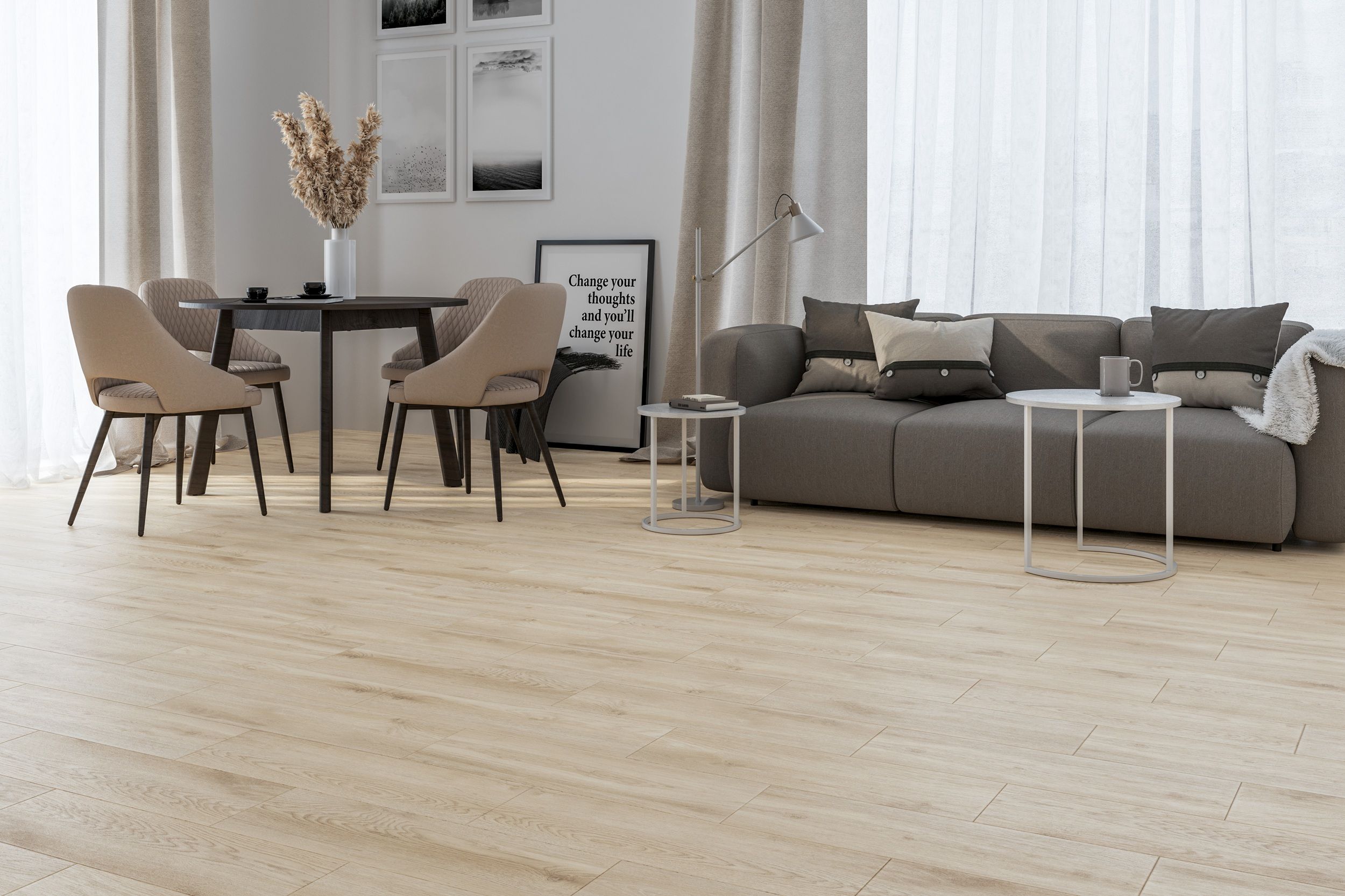 Плитка Rustic Wood бежевий 200x650x7