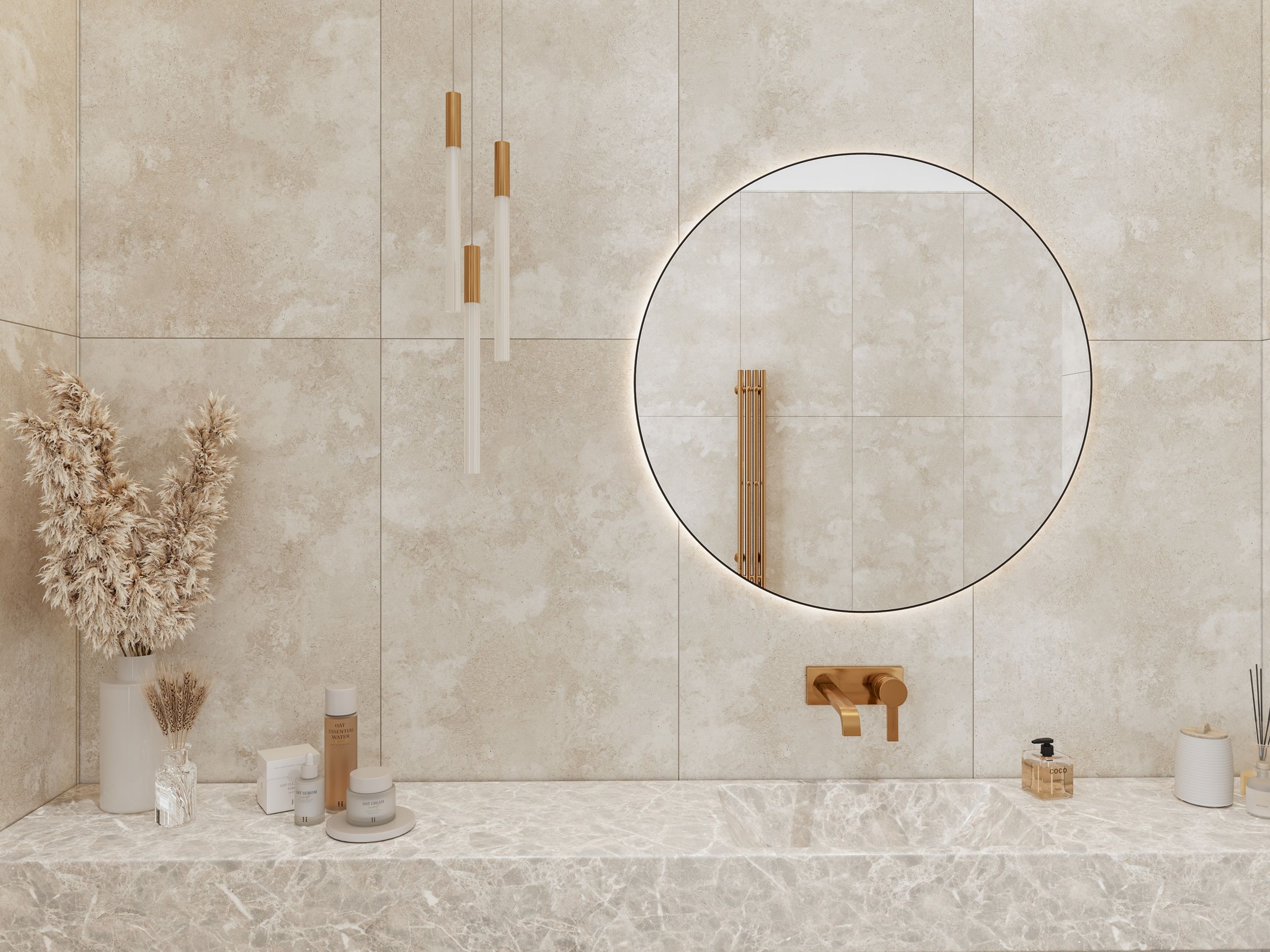 Плитка Tender бежевый 1200x600x8