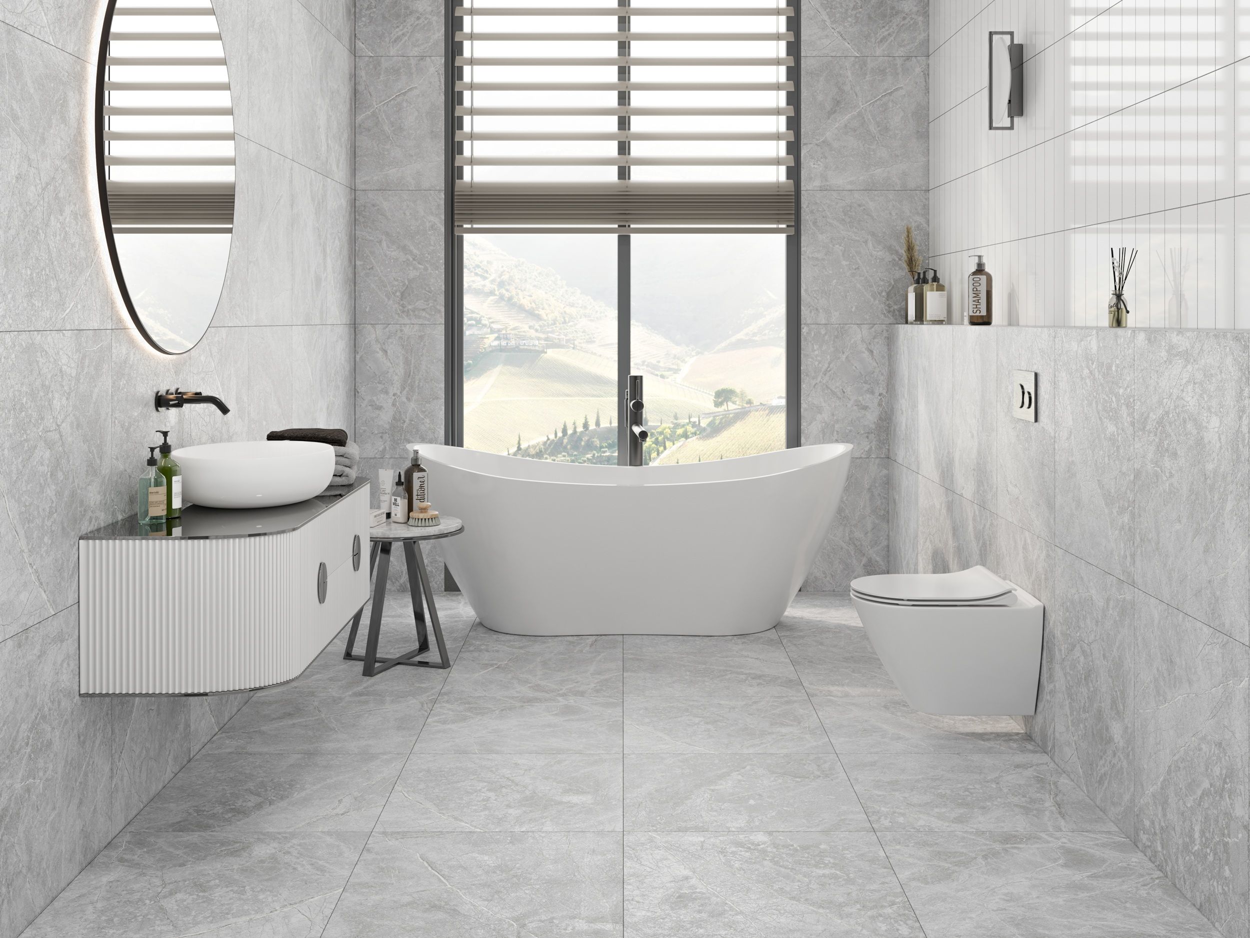 The Wall plane biały 100x300