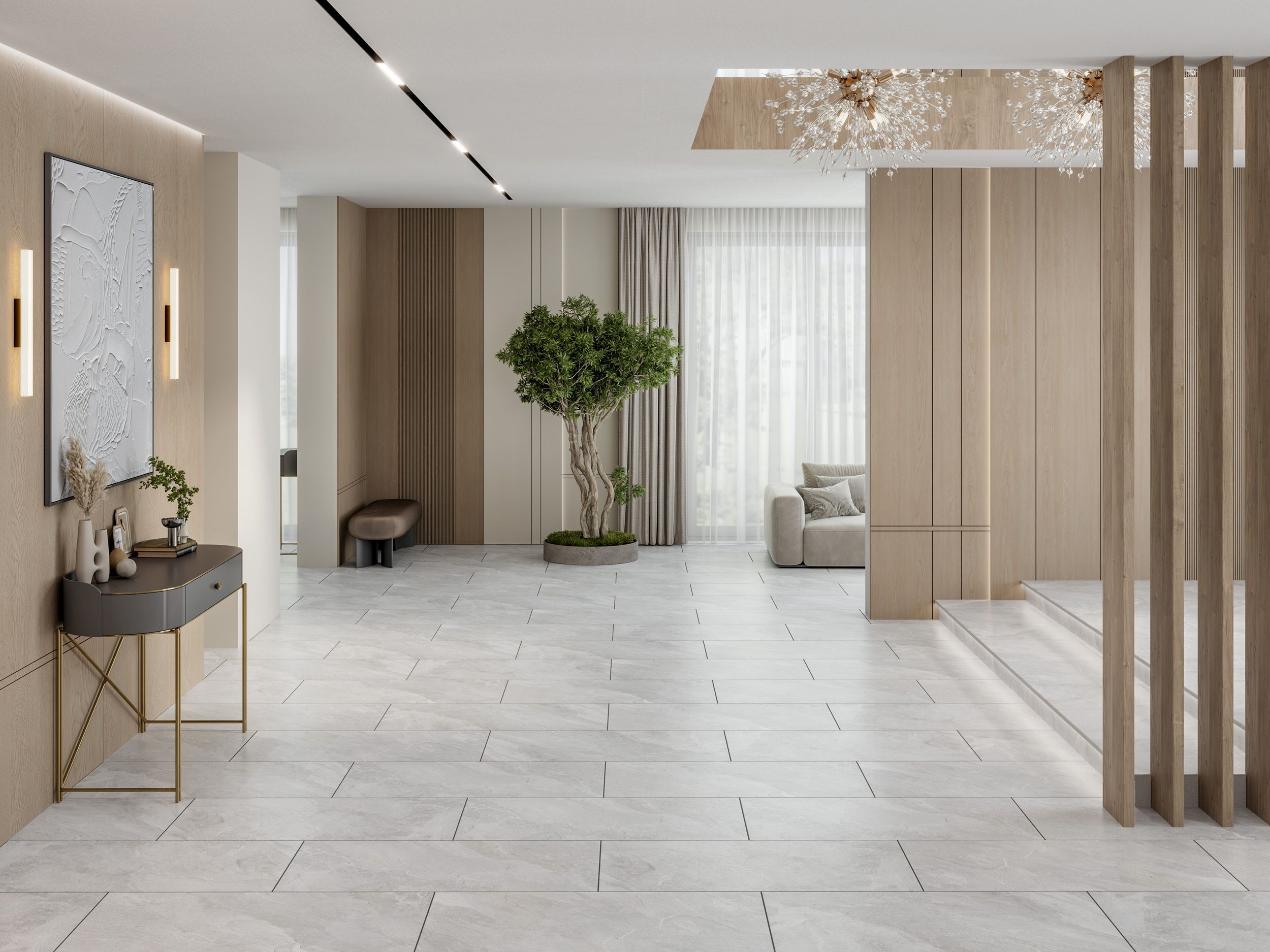 Плитка Urban сірий 600х600х8