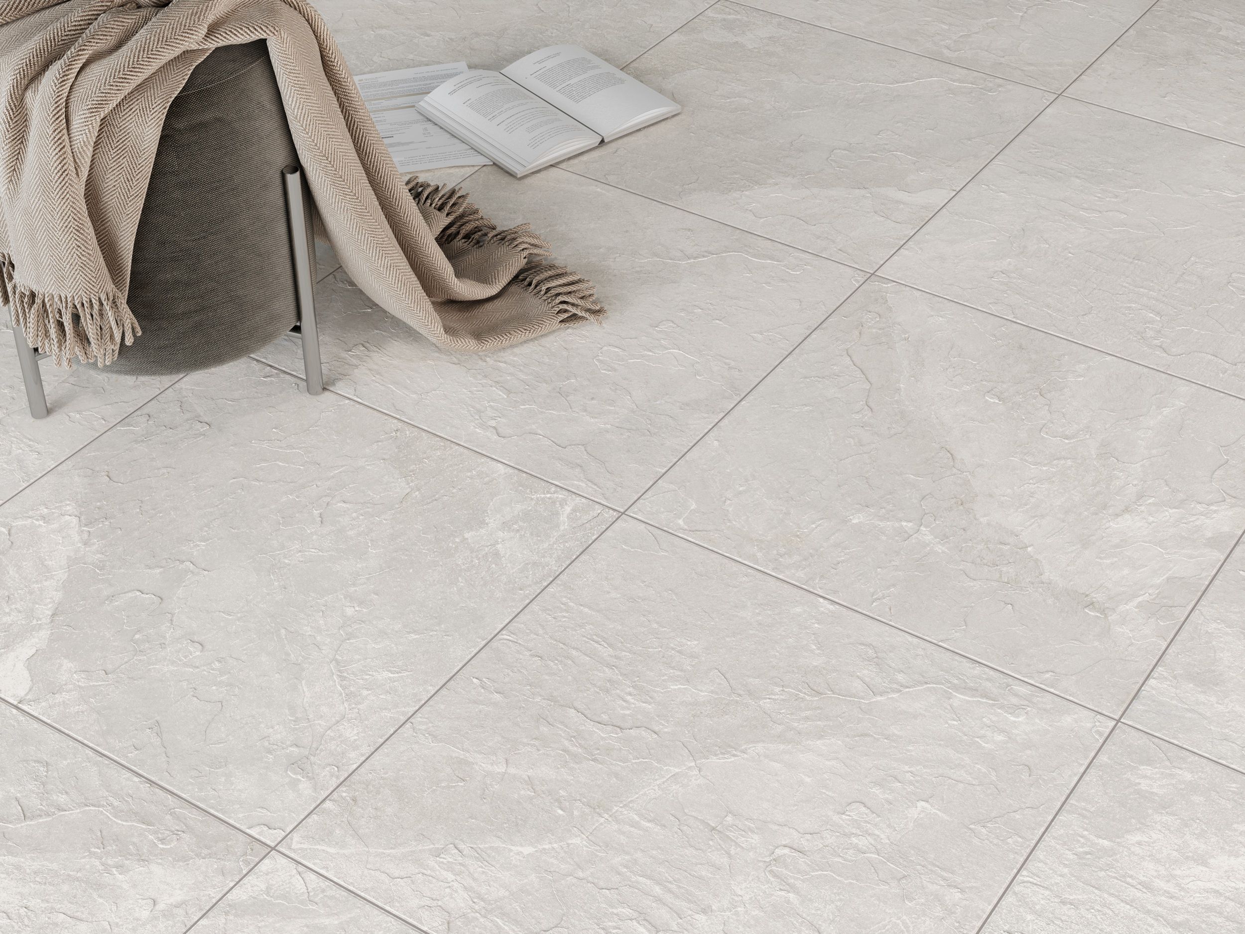 Плитка Urban Stone айвори 600х600х8