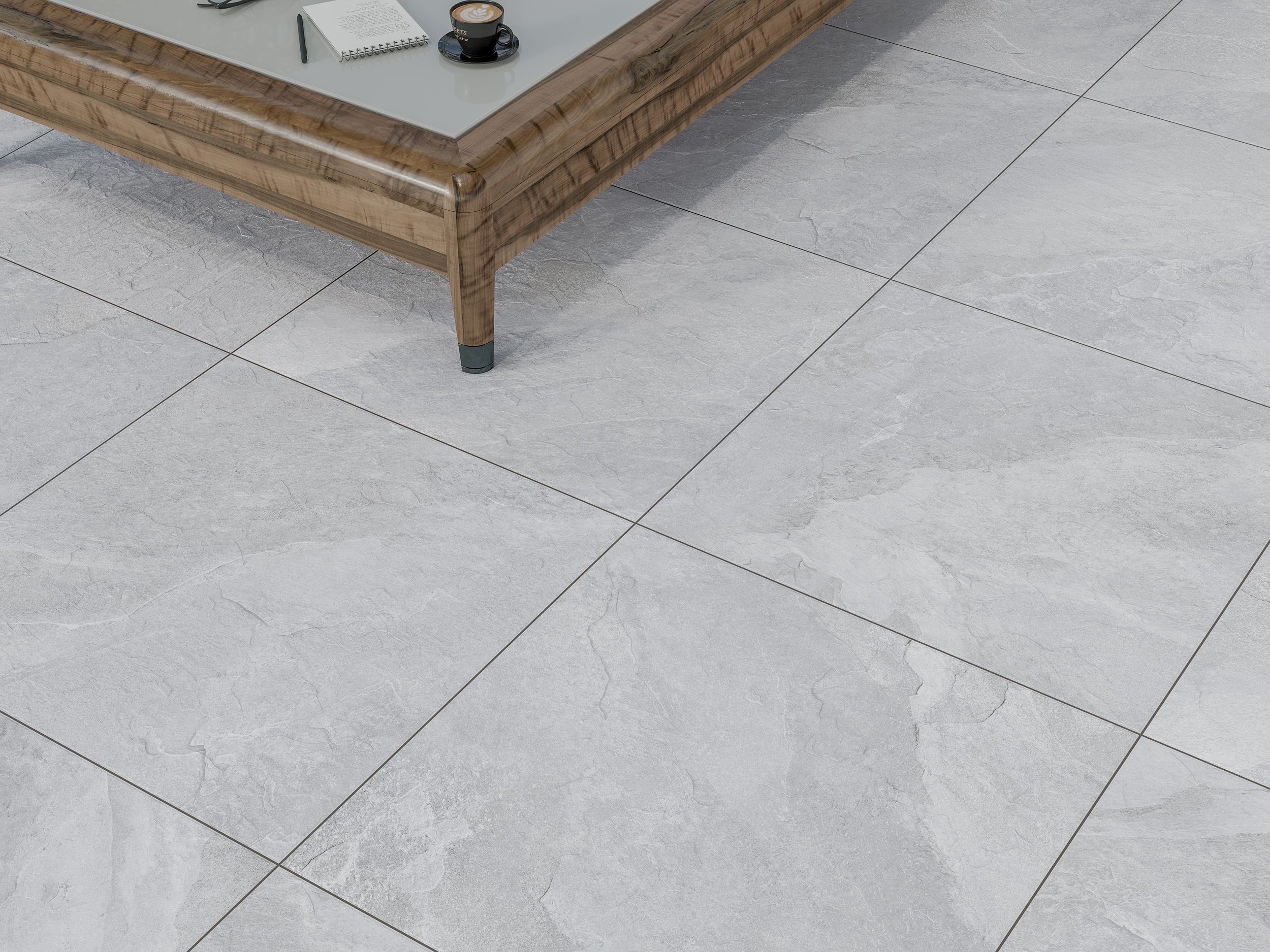 Плитка Urban Stone светло-серый 600х600х8