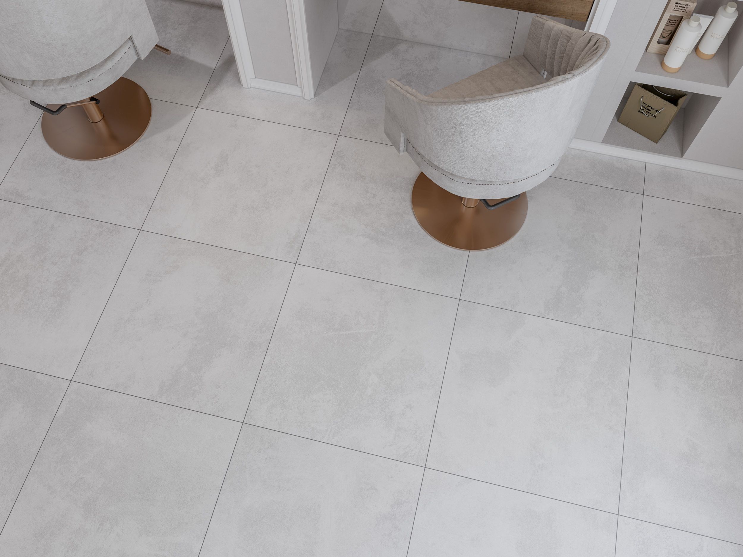 Плитка Vento белый 600х600х8