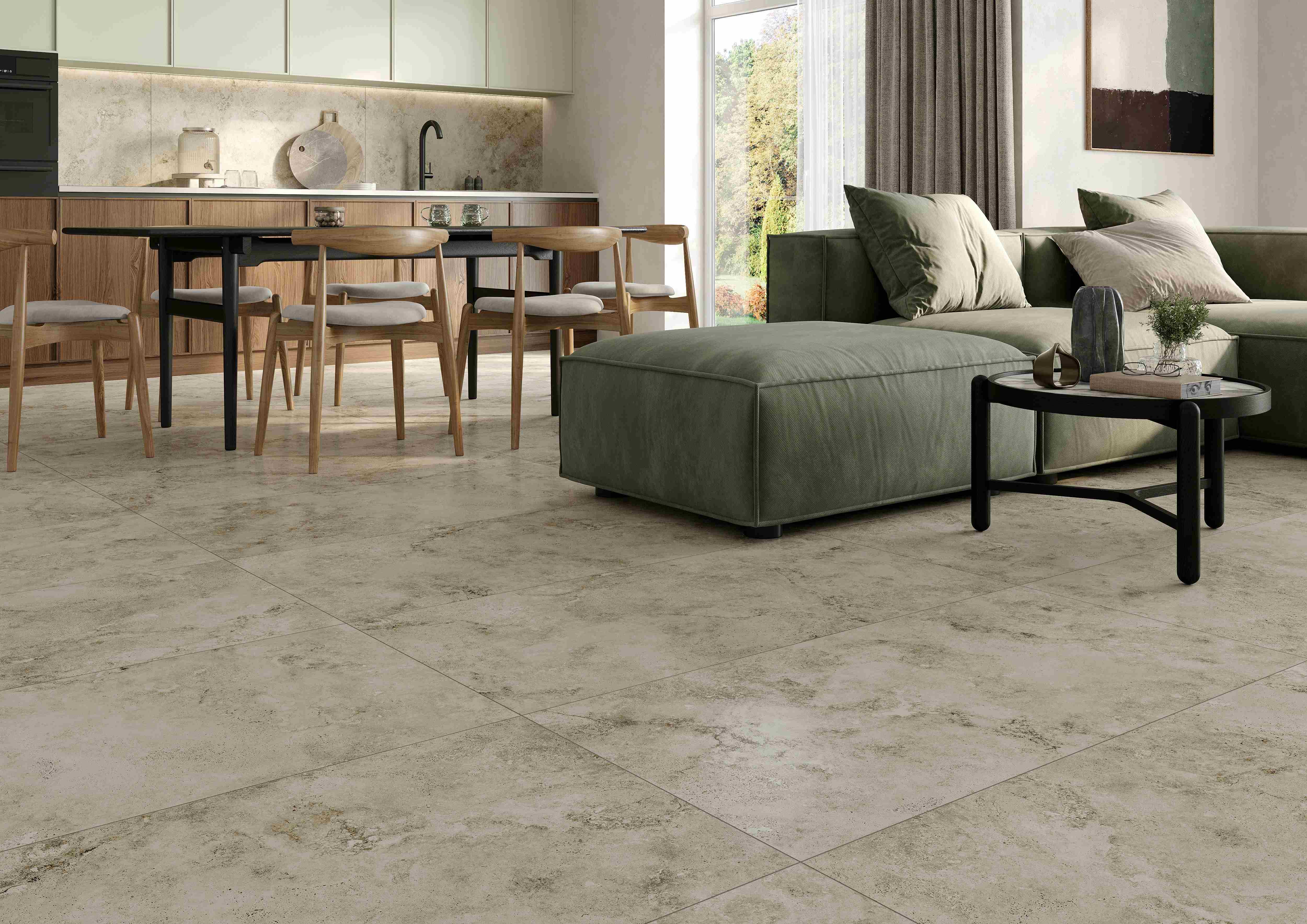 Cloudy Stone бежевий 1200х600х8