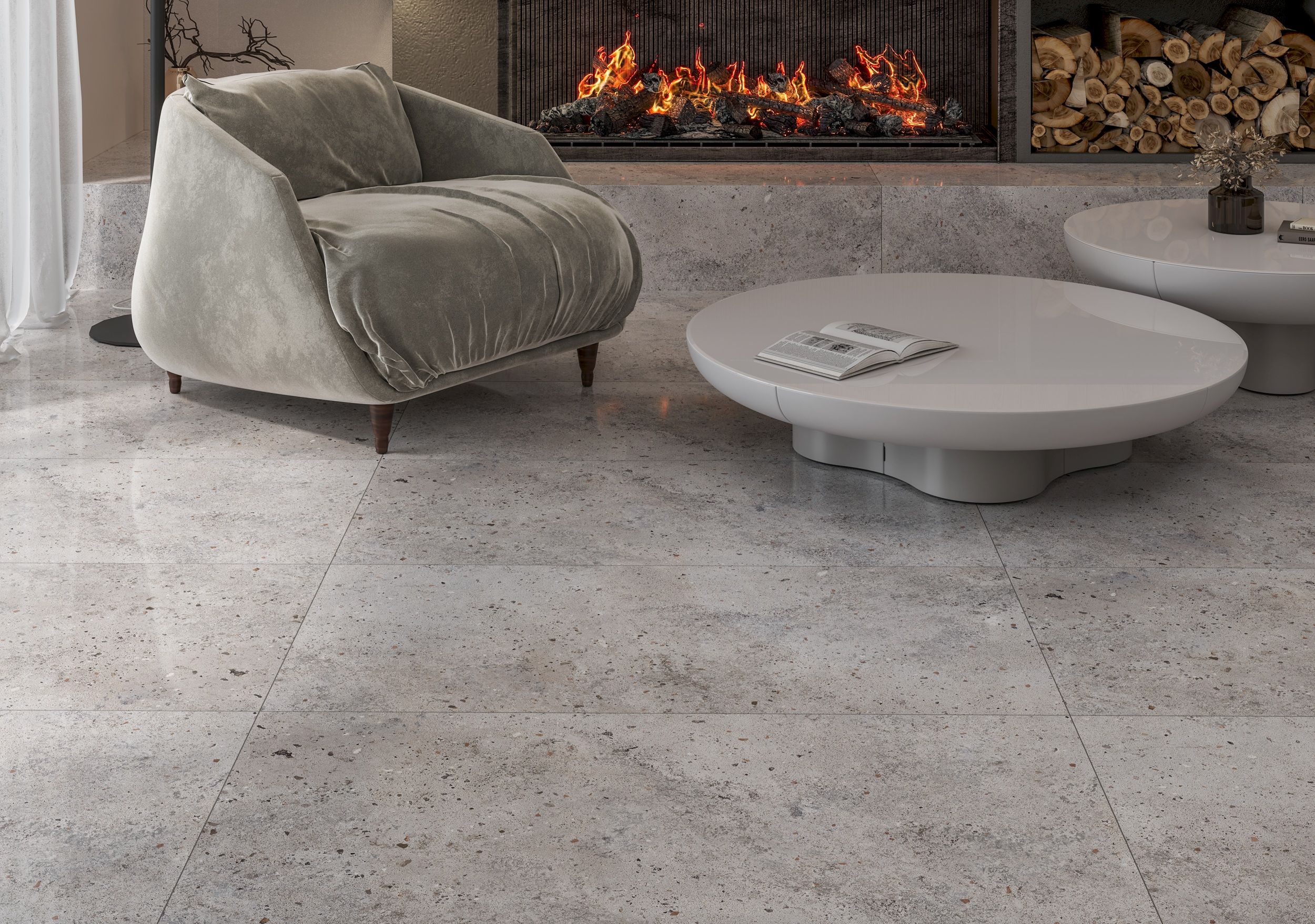 Corso szary 1200х600х8