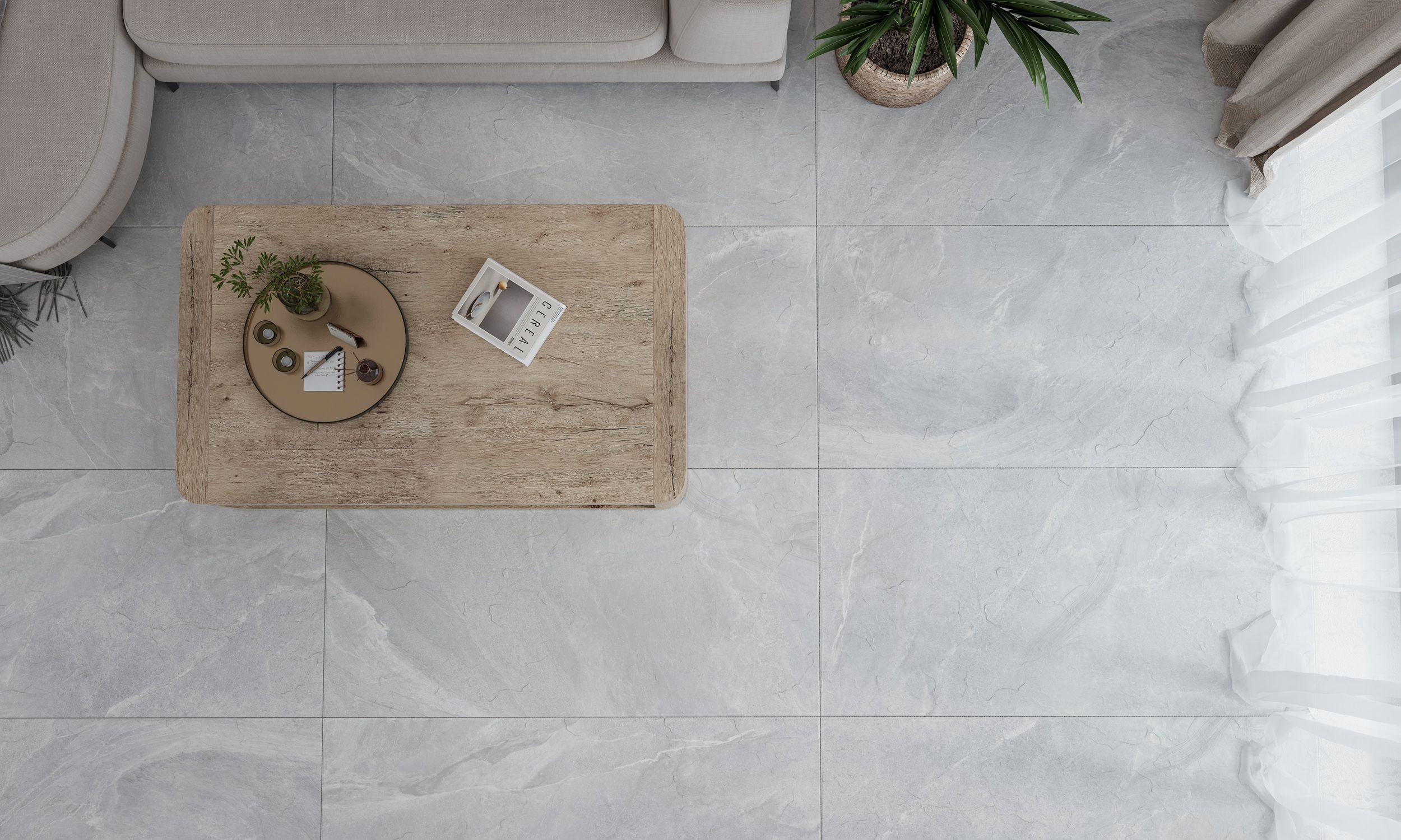 Dark Rock light gray 1200х600х8