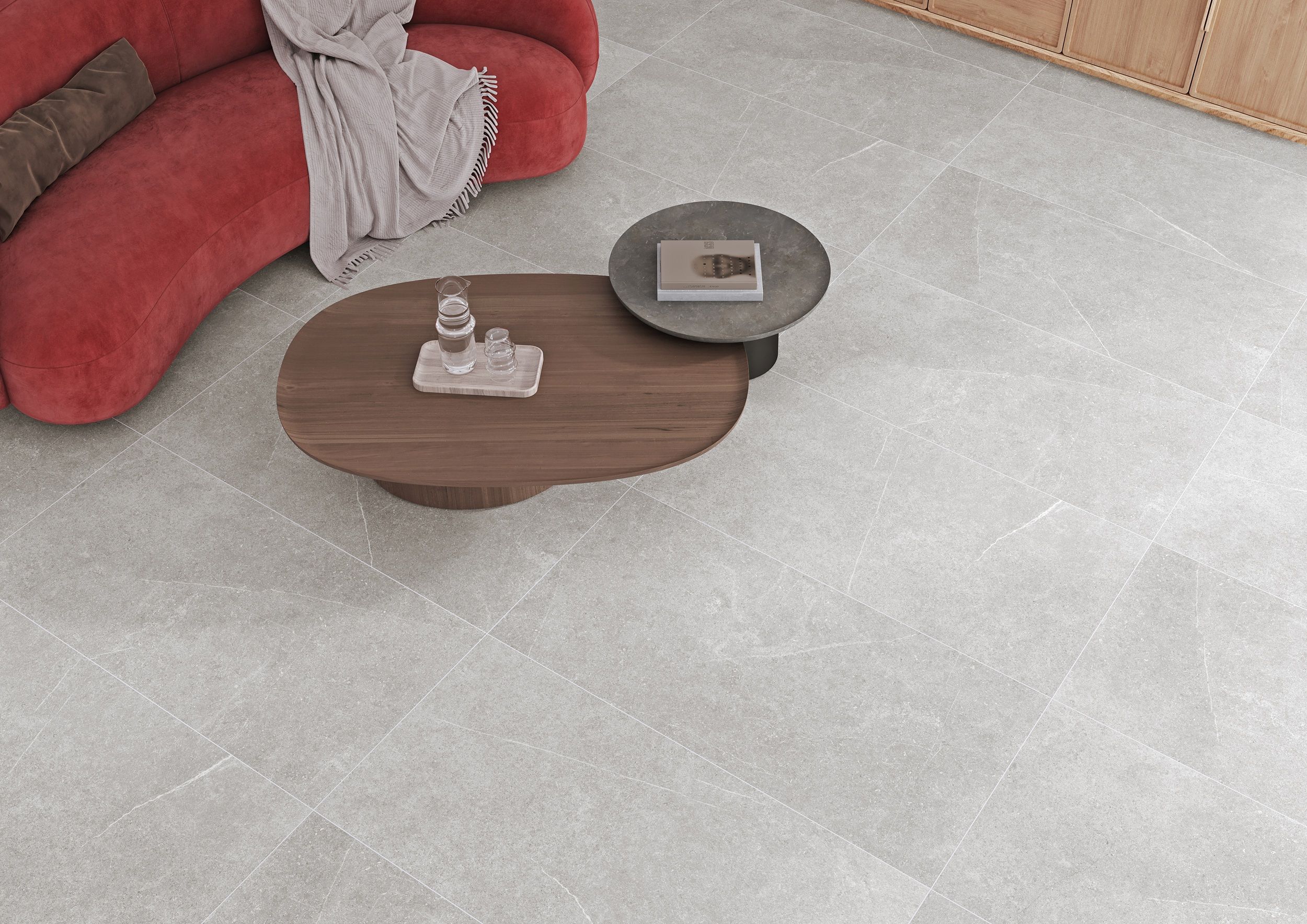 Плитка Essential сірий 1200x600x8