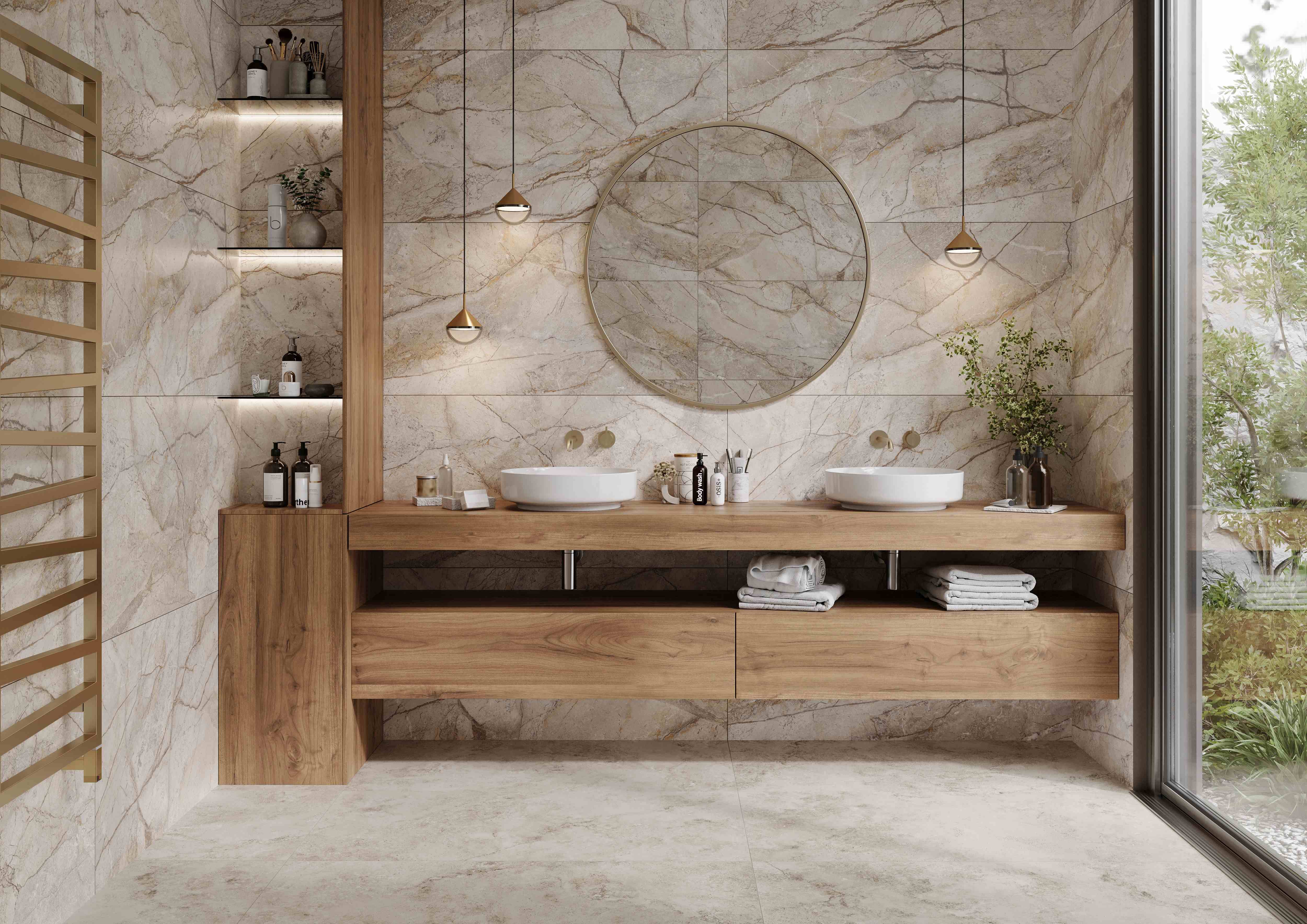 Florentine Marble бежевий 1200х600х8