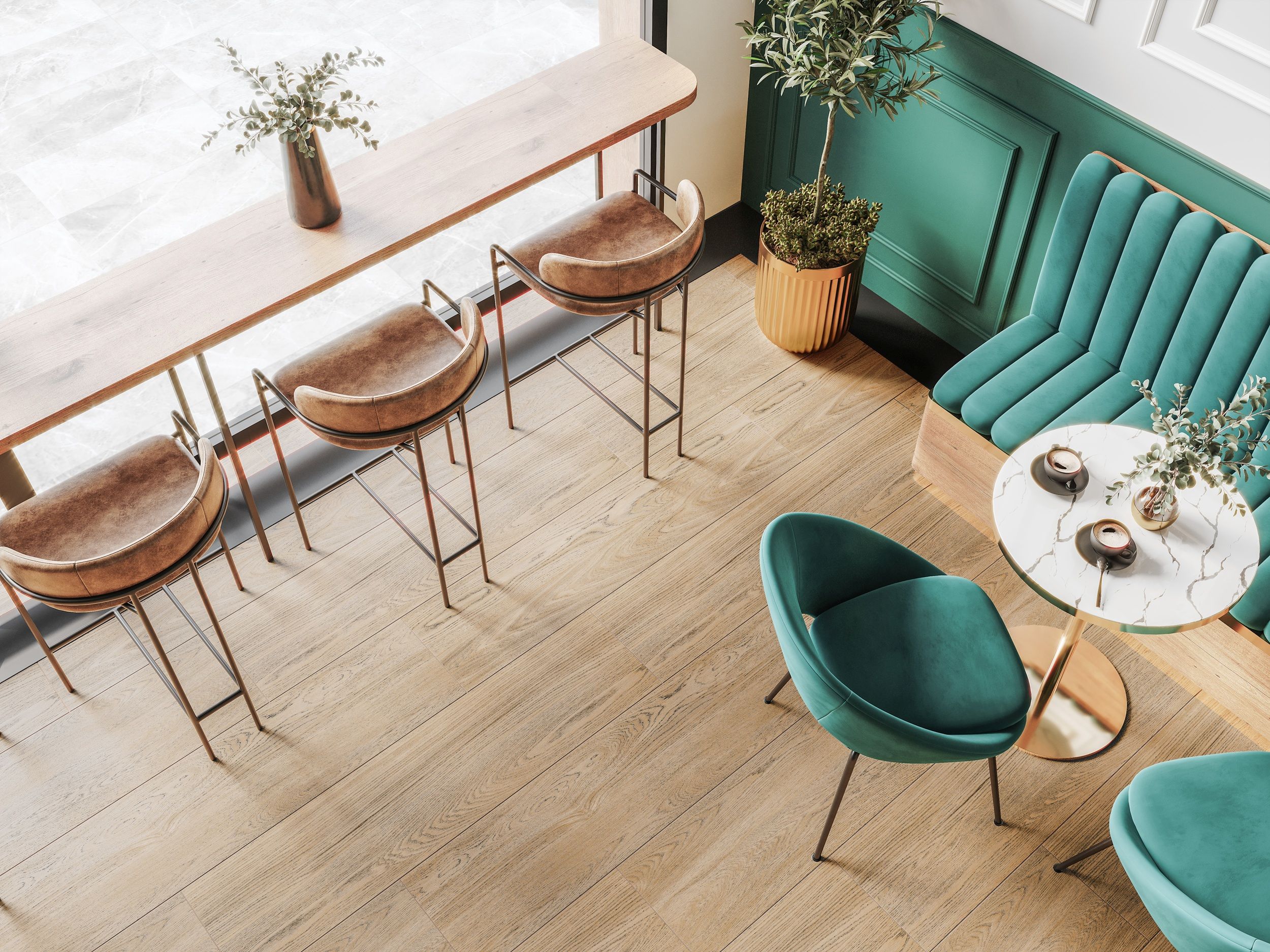 Glam Wood мокко 1200x300