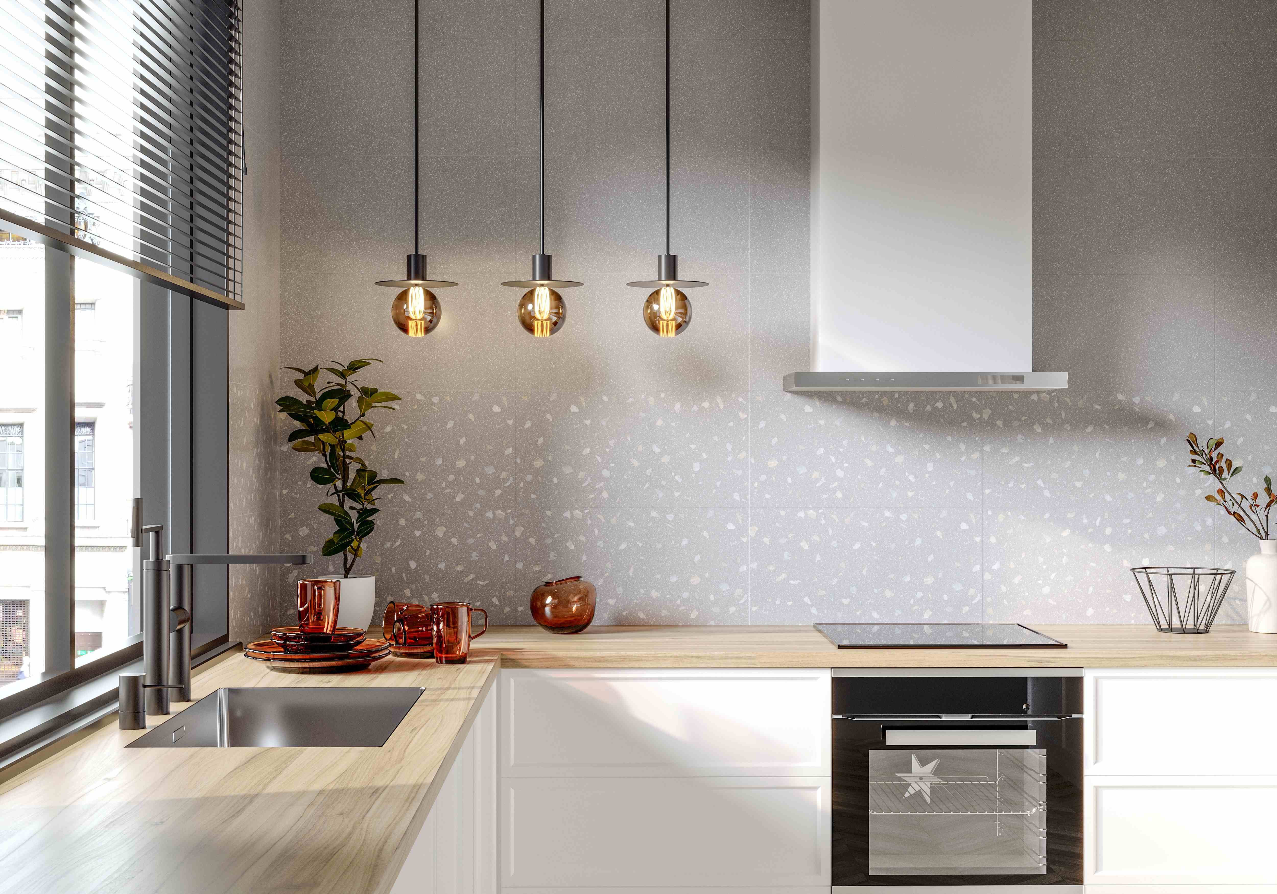 Joy  Terrazzo grey 300x600