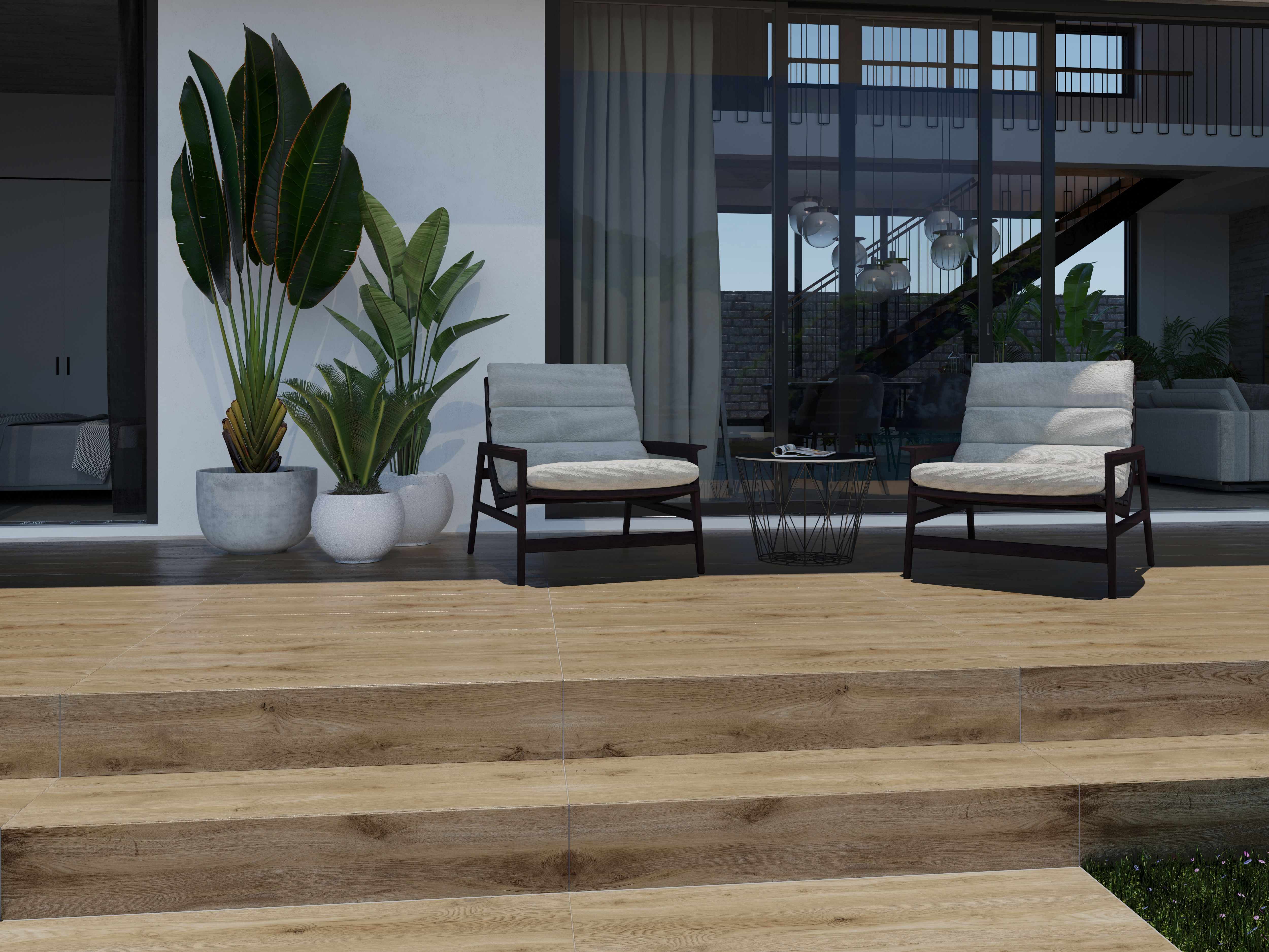 Плитка Kronewald темно-бежевый 1200х300x8