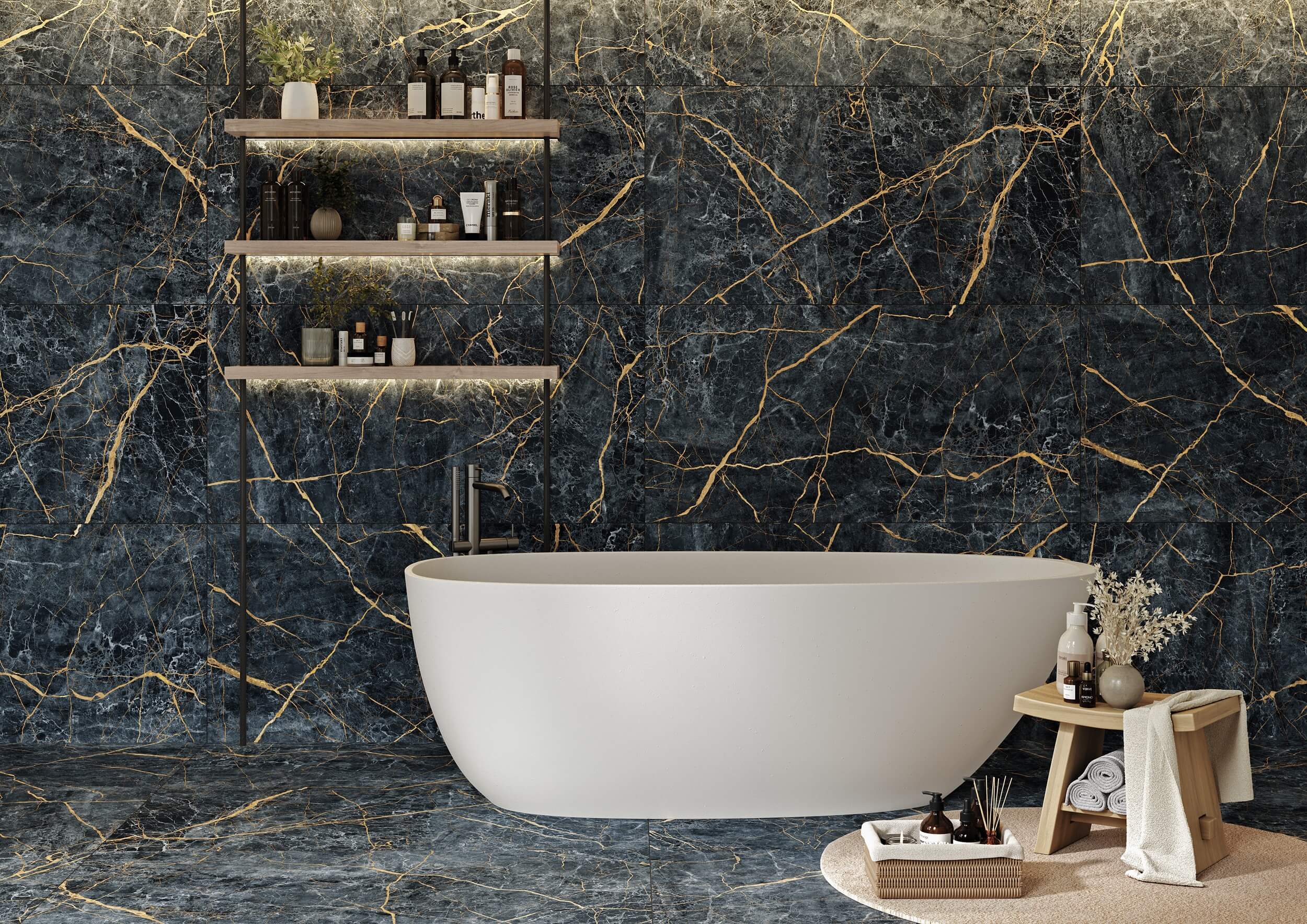 Mountain Stone czarny 1200х600х8