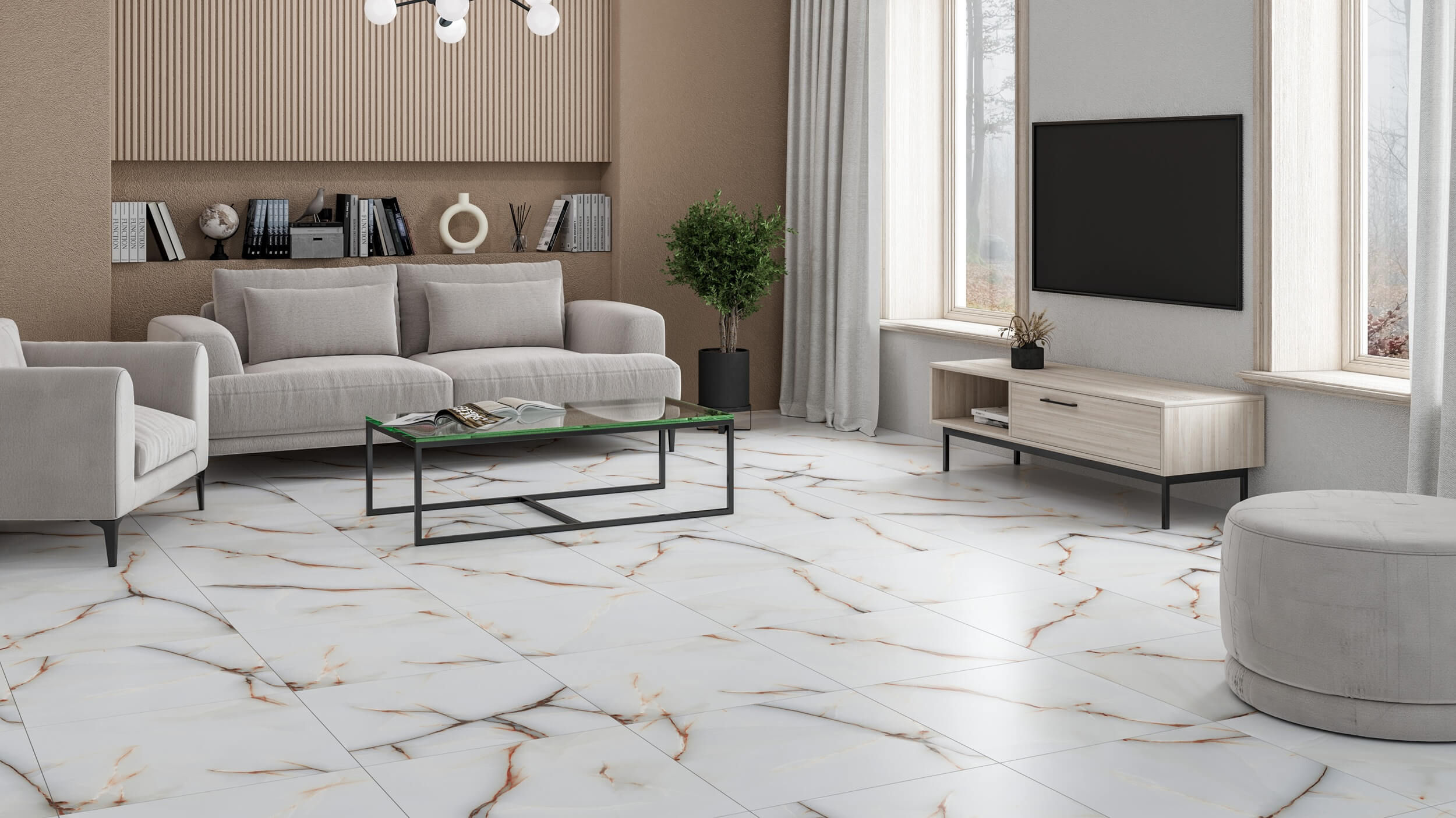 Плитка Onyx Oro белый 1200х600х8