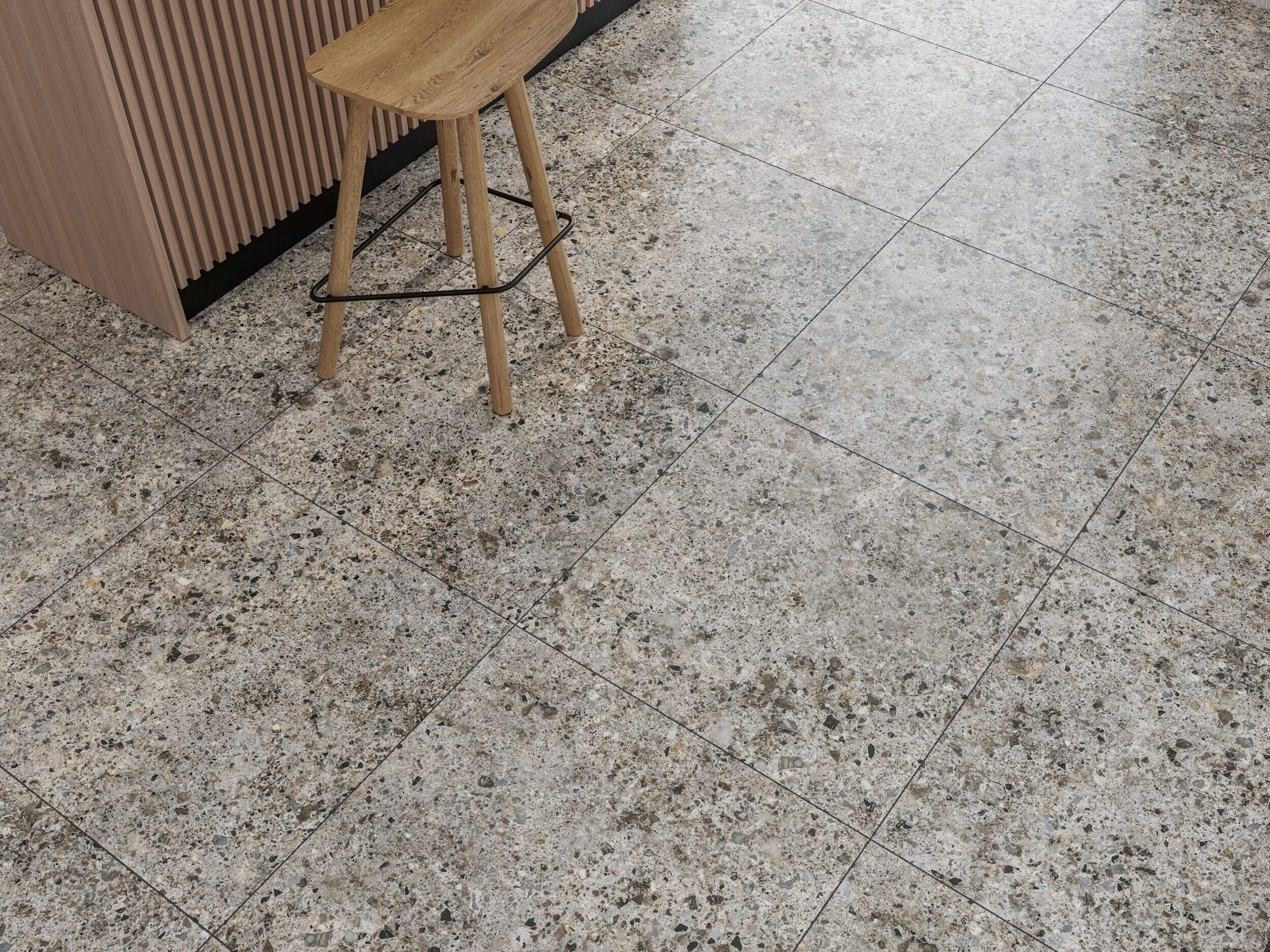 Плитка Pebbles Extra коричневий 600х600х8