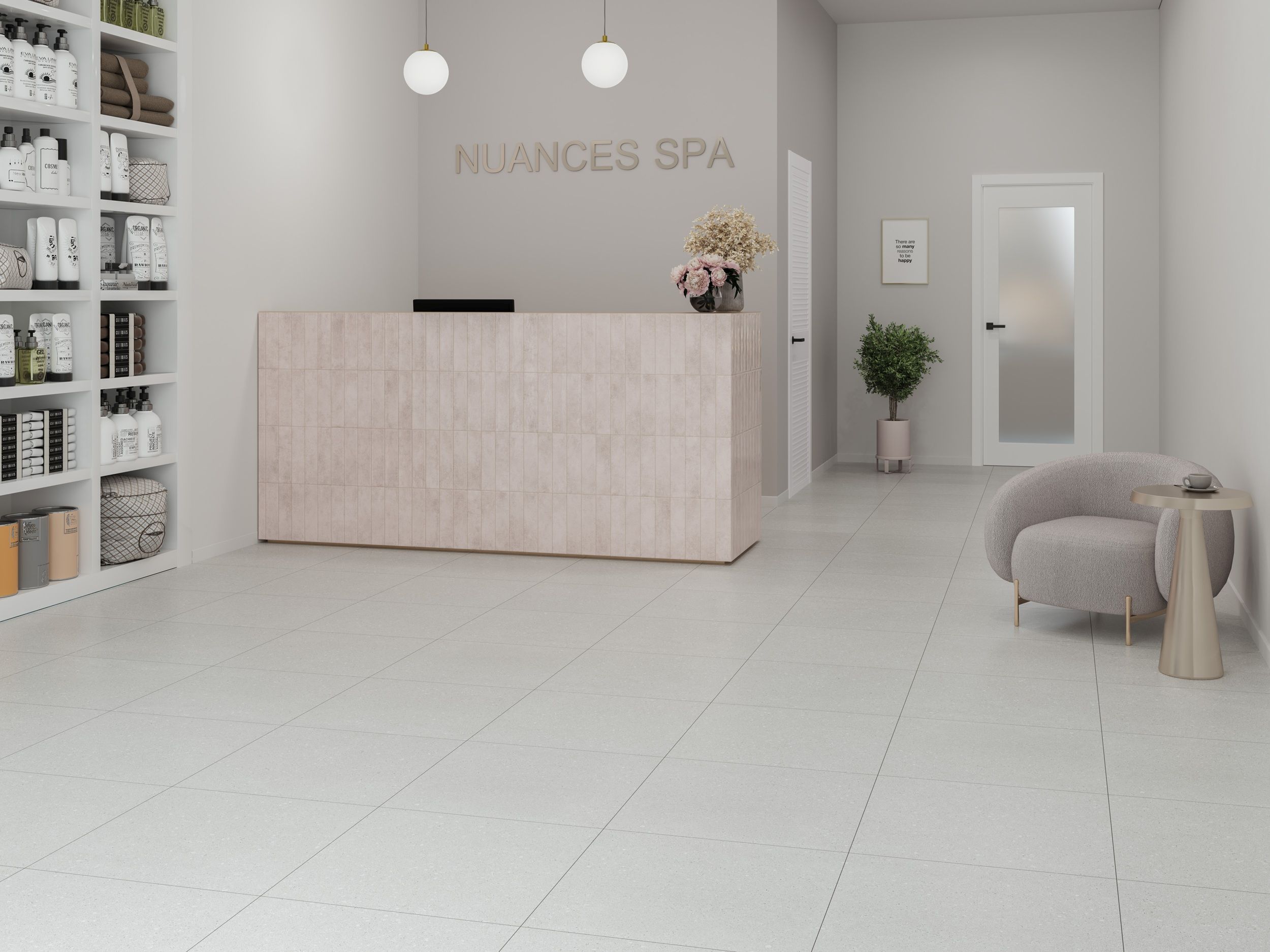 Lugano рожевий 75x300x6
