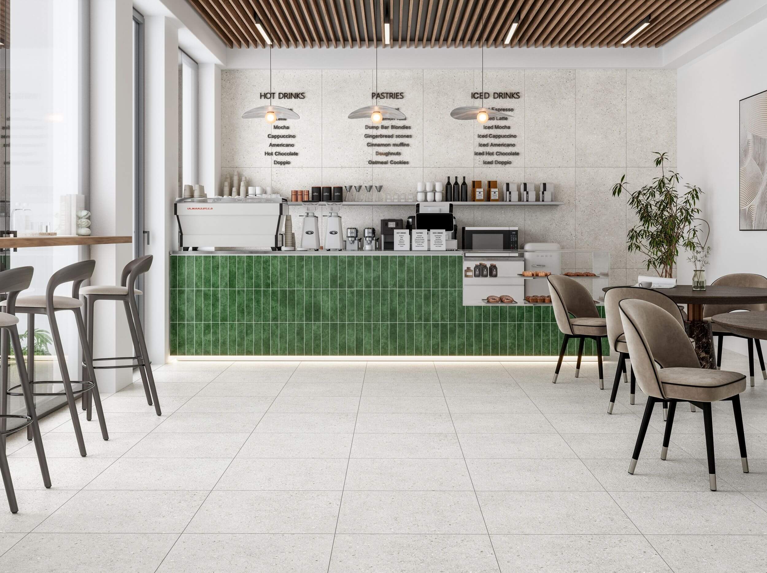 Плитка (кахель) Плитка Lugano зелений 75x300x6 арт. LA4011 купити