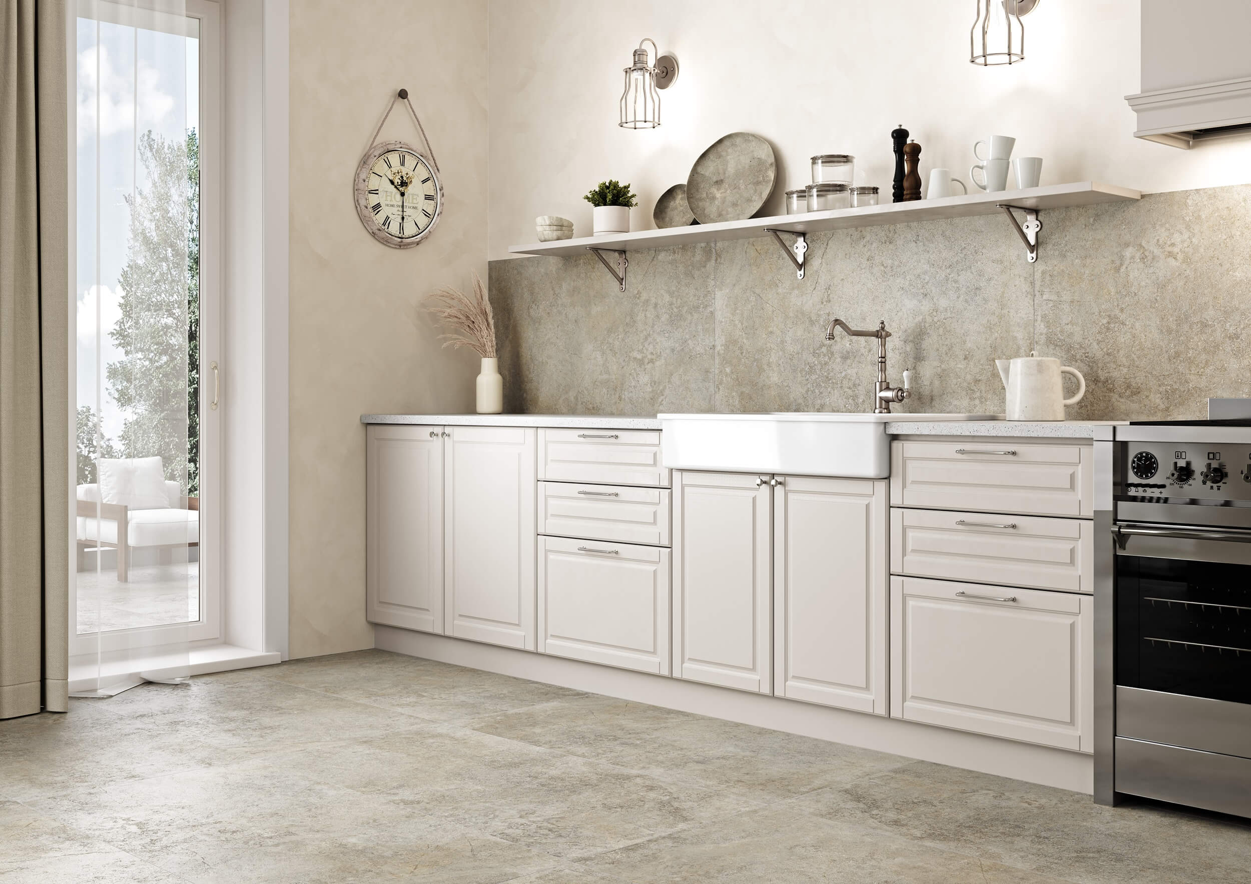 Плитка Soft Stone бежевый 1200х600х8