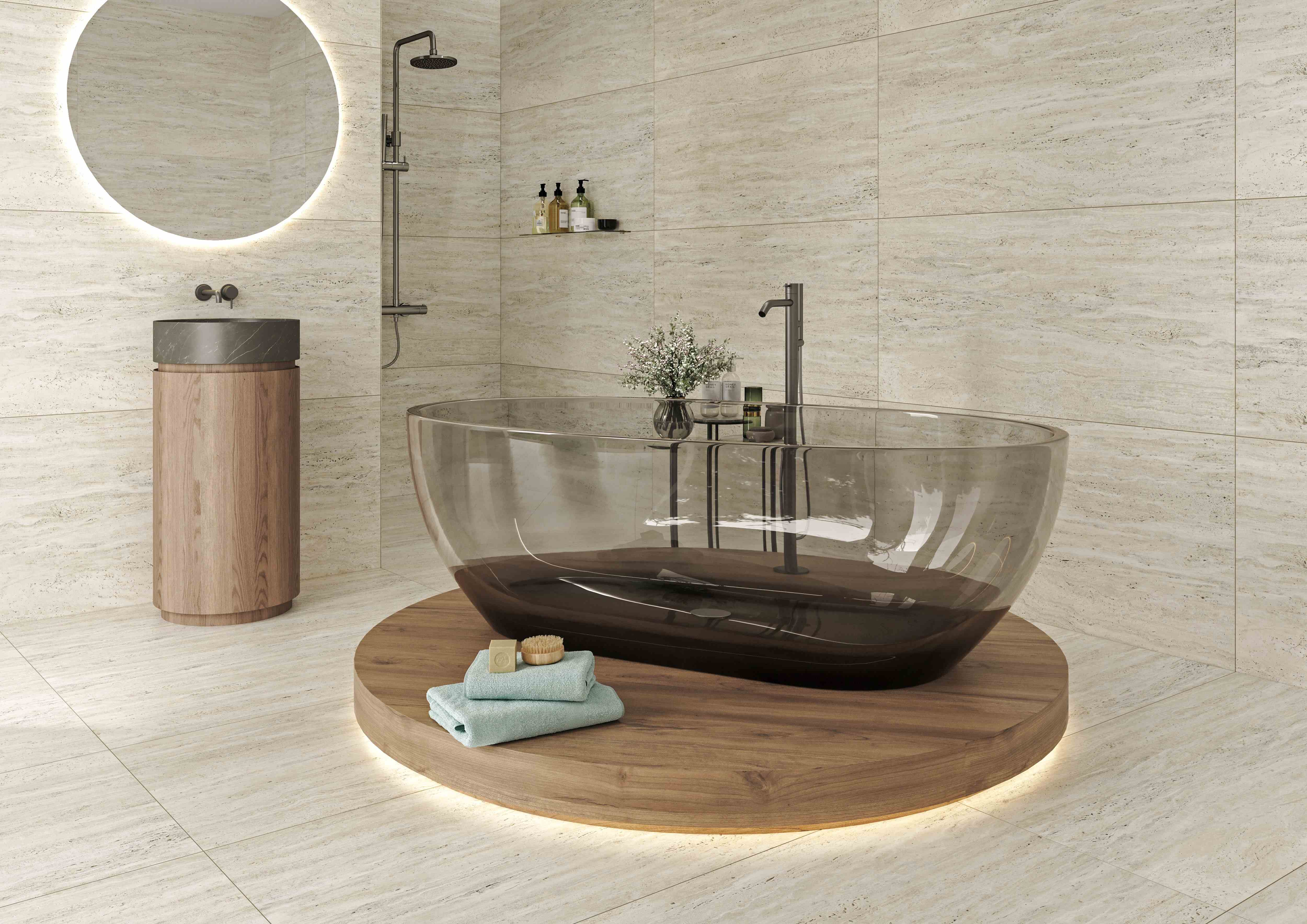 Travertino Ever beige 1200х600х8