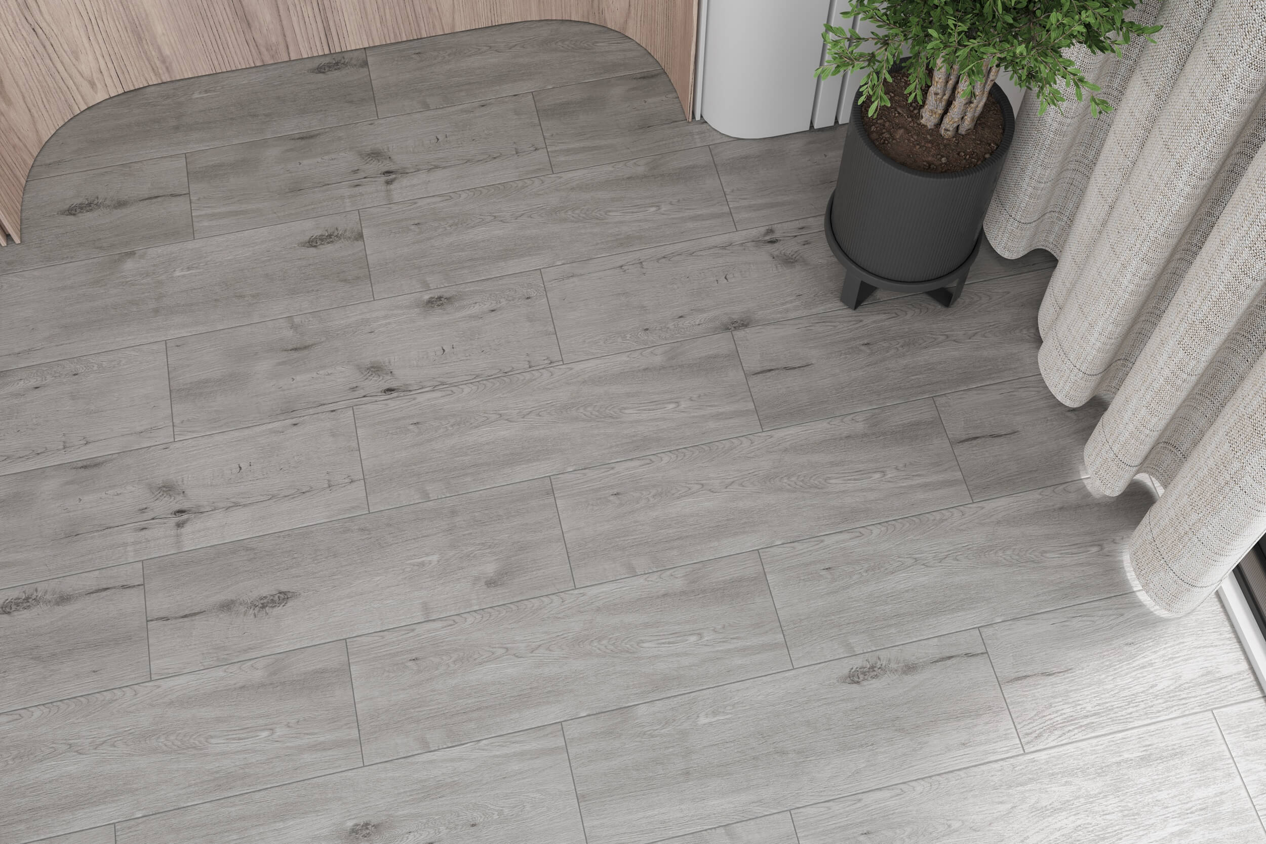 Плитка Wellwood серый 200x650x7