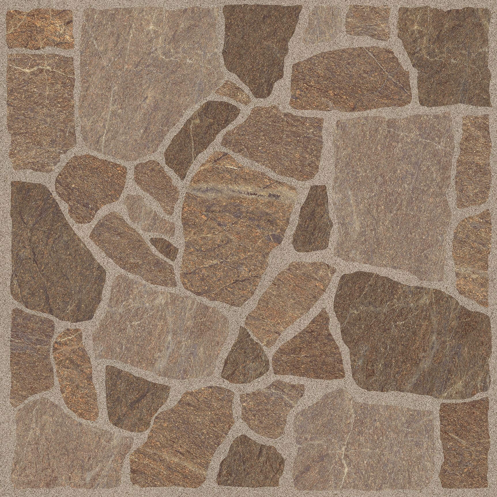 Плитка Cortile коричневый 400x400x7