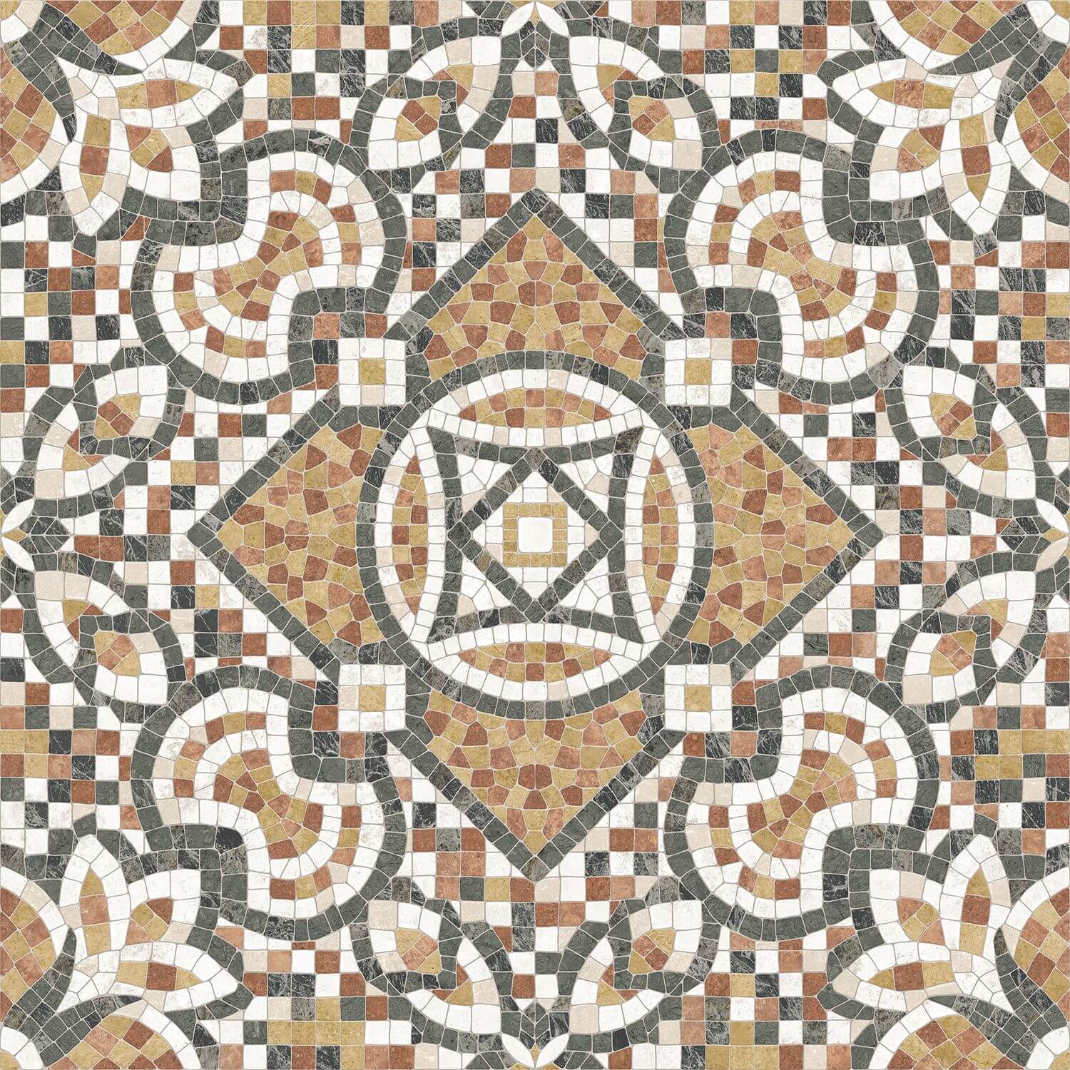 Arte Mosaico brown 400x400x7