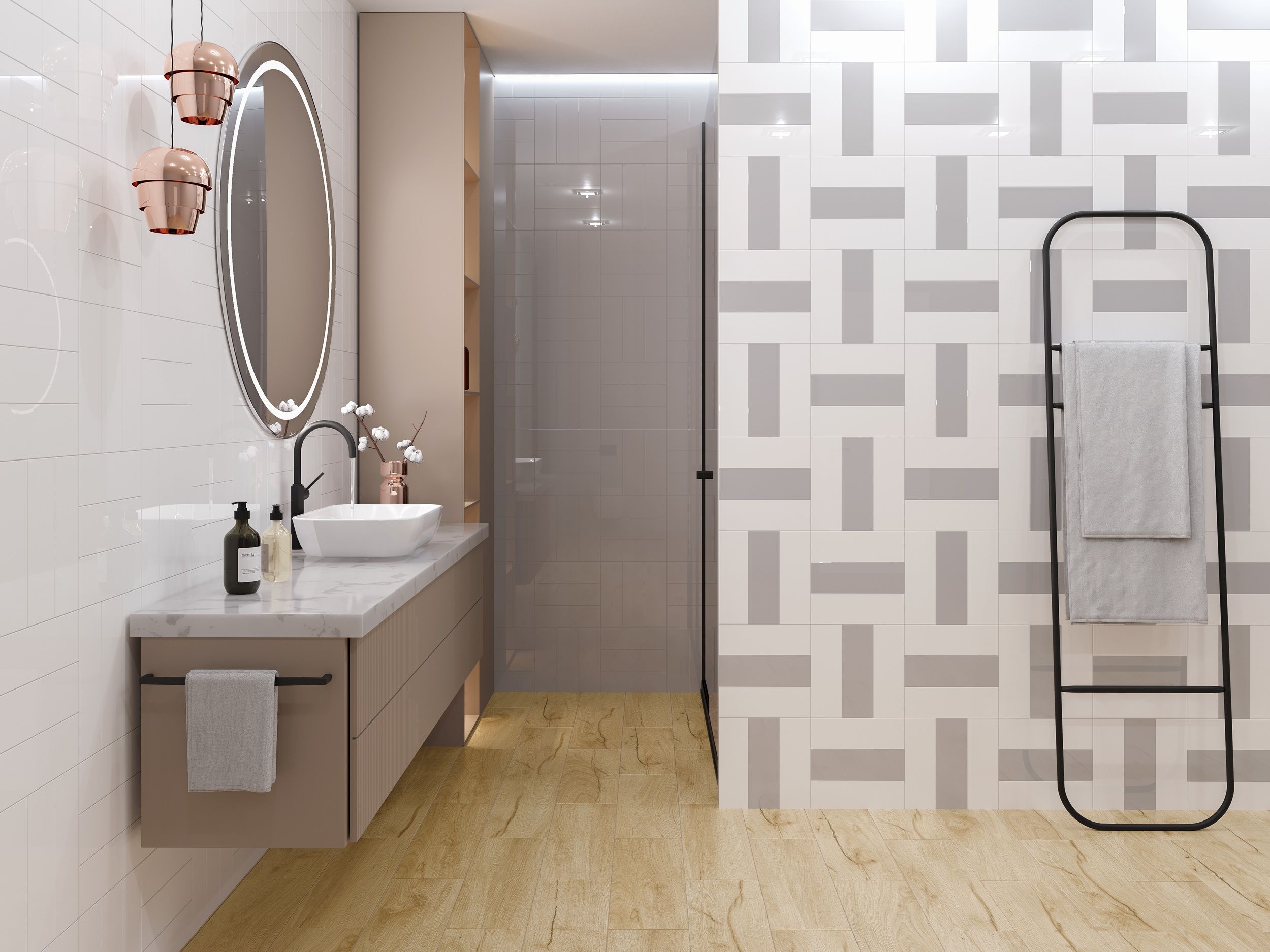 Celestia jasnobeżowy 200x650