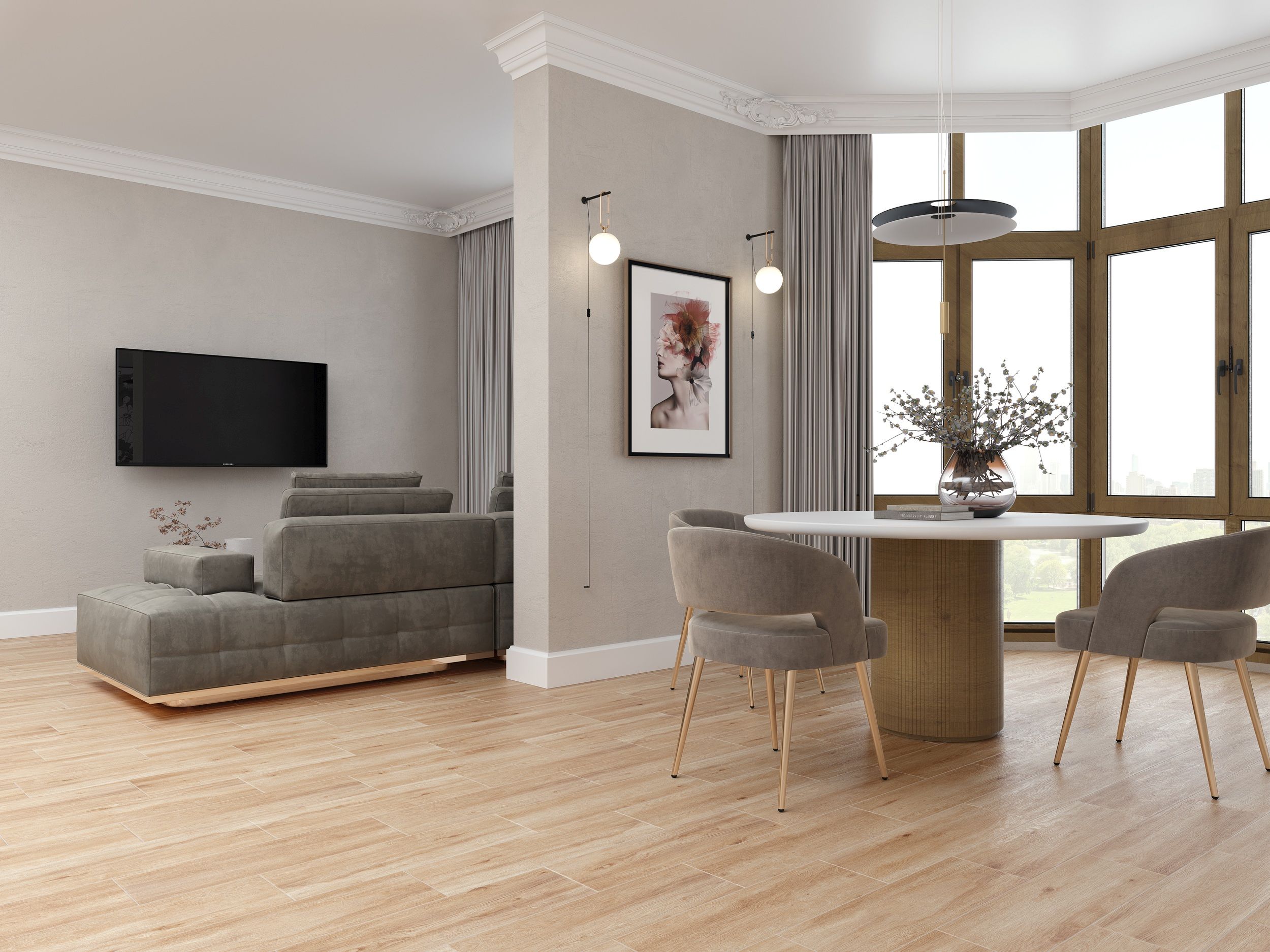 Softwood sand 200x650