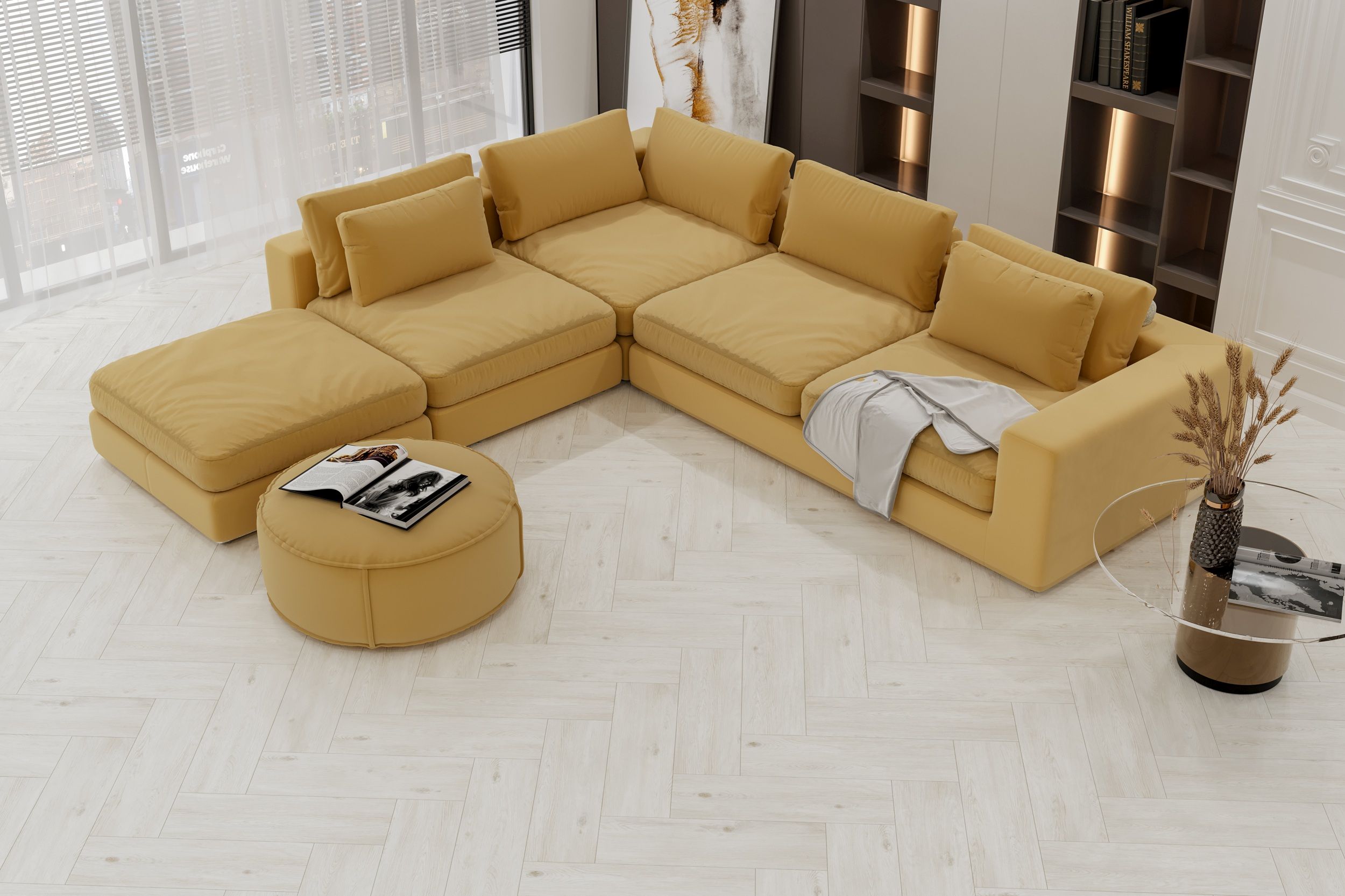 Nimfea білий 200x650x7