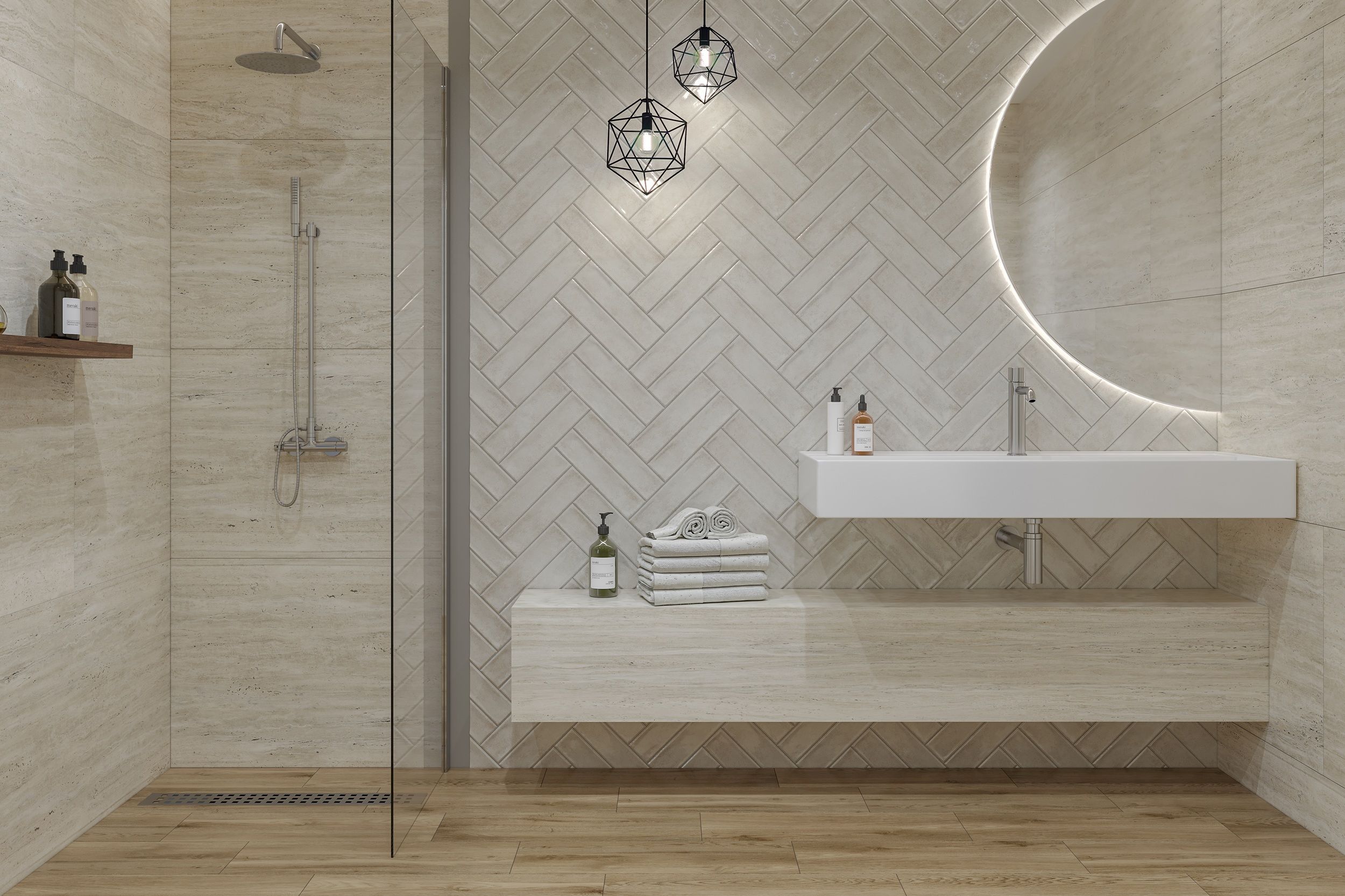 Плитка Garda айворі 75x300x6