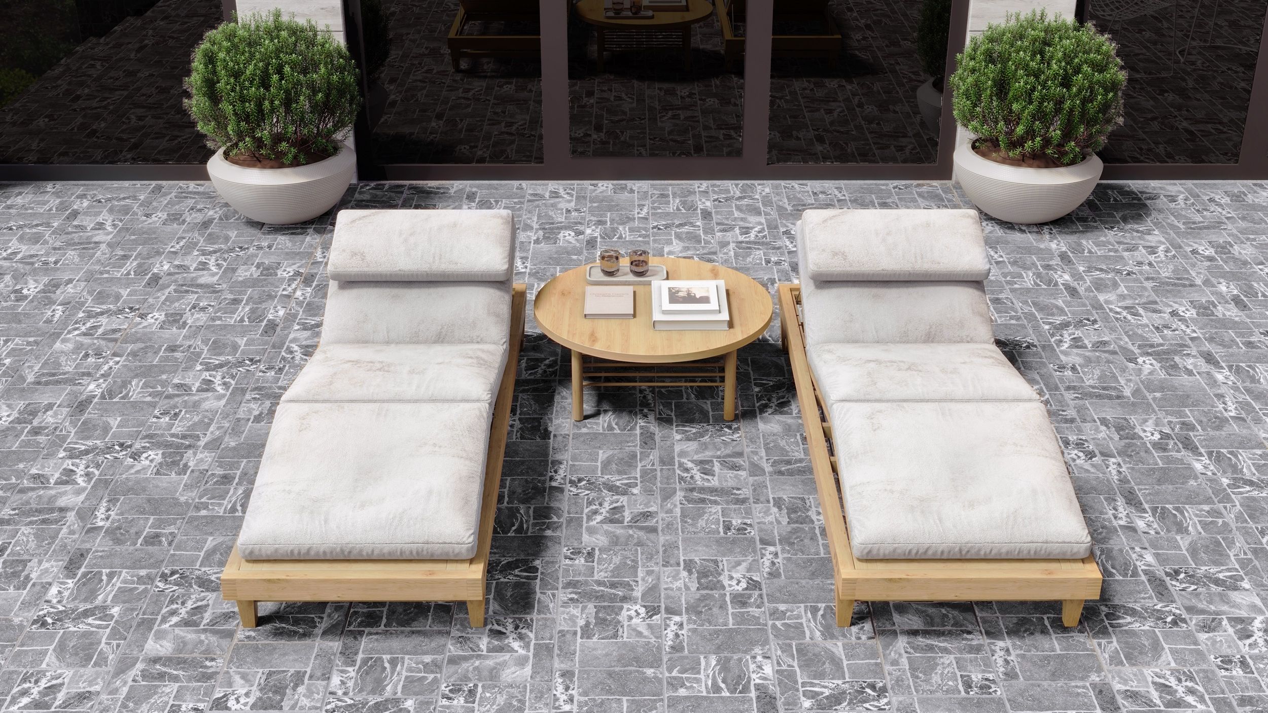 Rimini szary 300x300x7