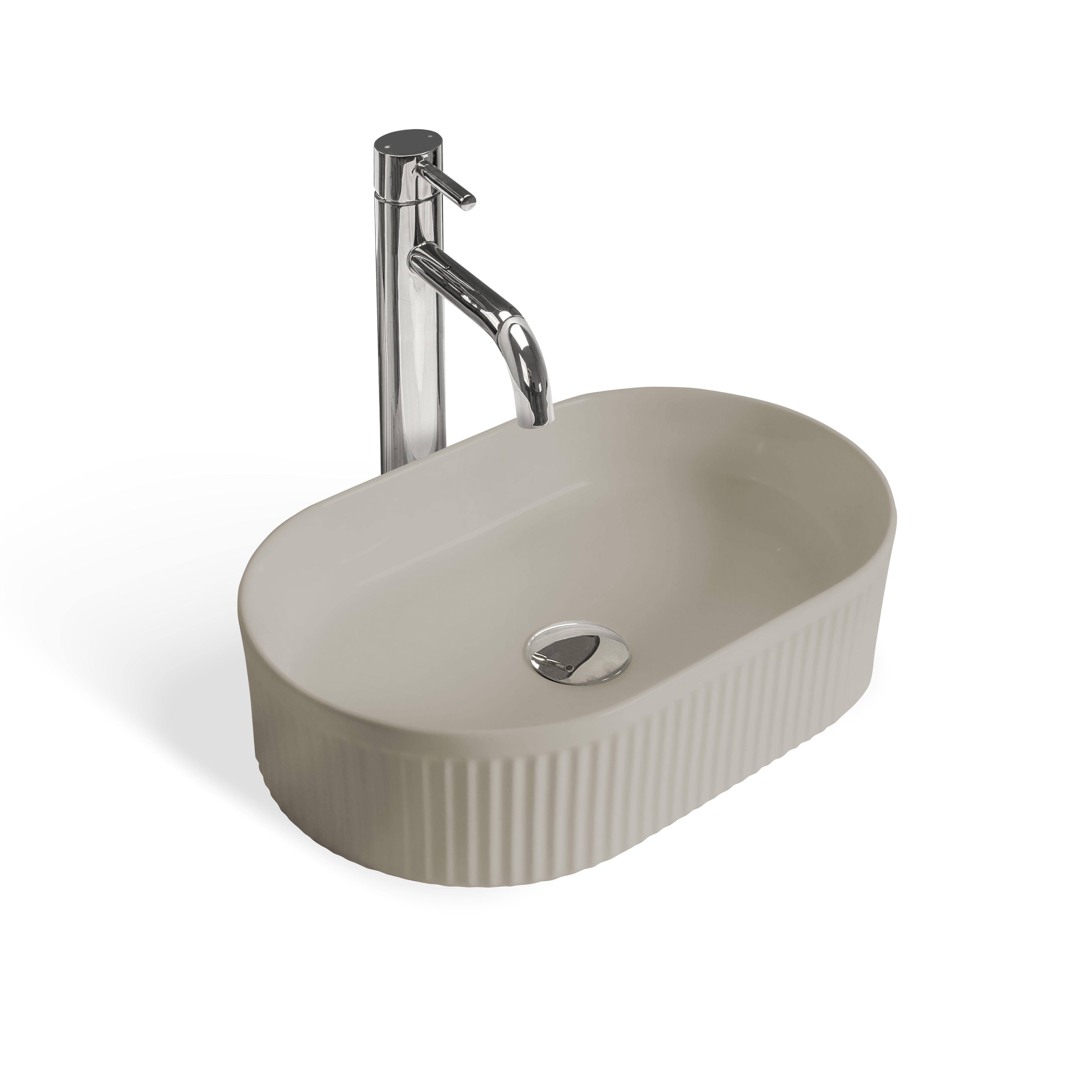 Умивальник Velvet Grace бежевий матовий 490x310