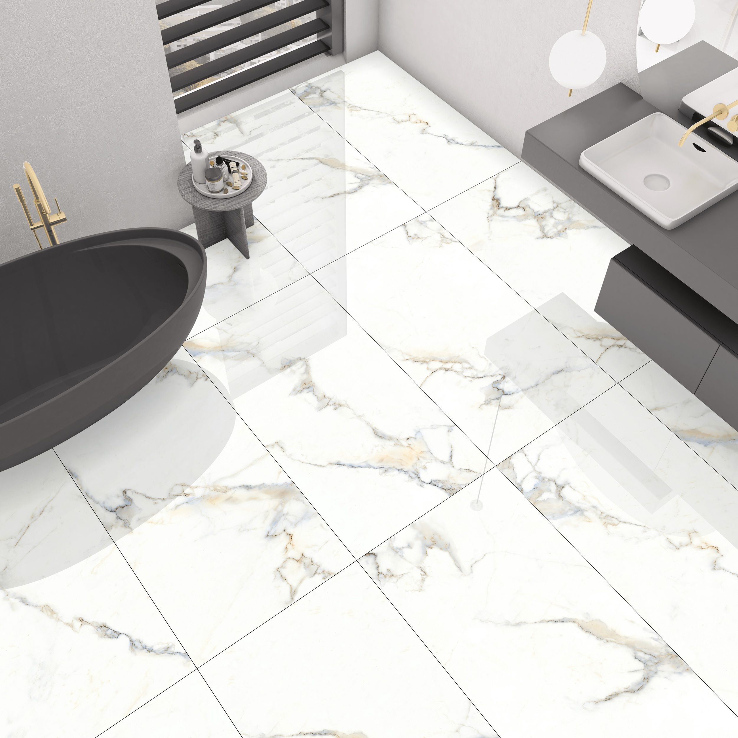 Плитка Milky Way белый 1200x600x8