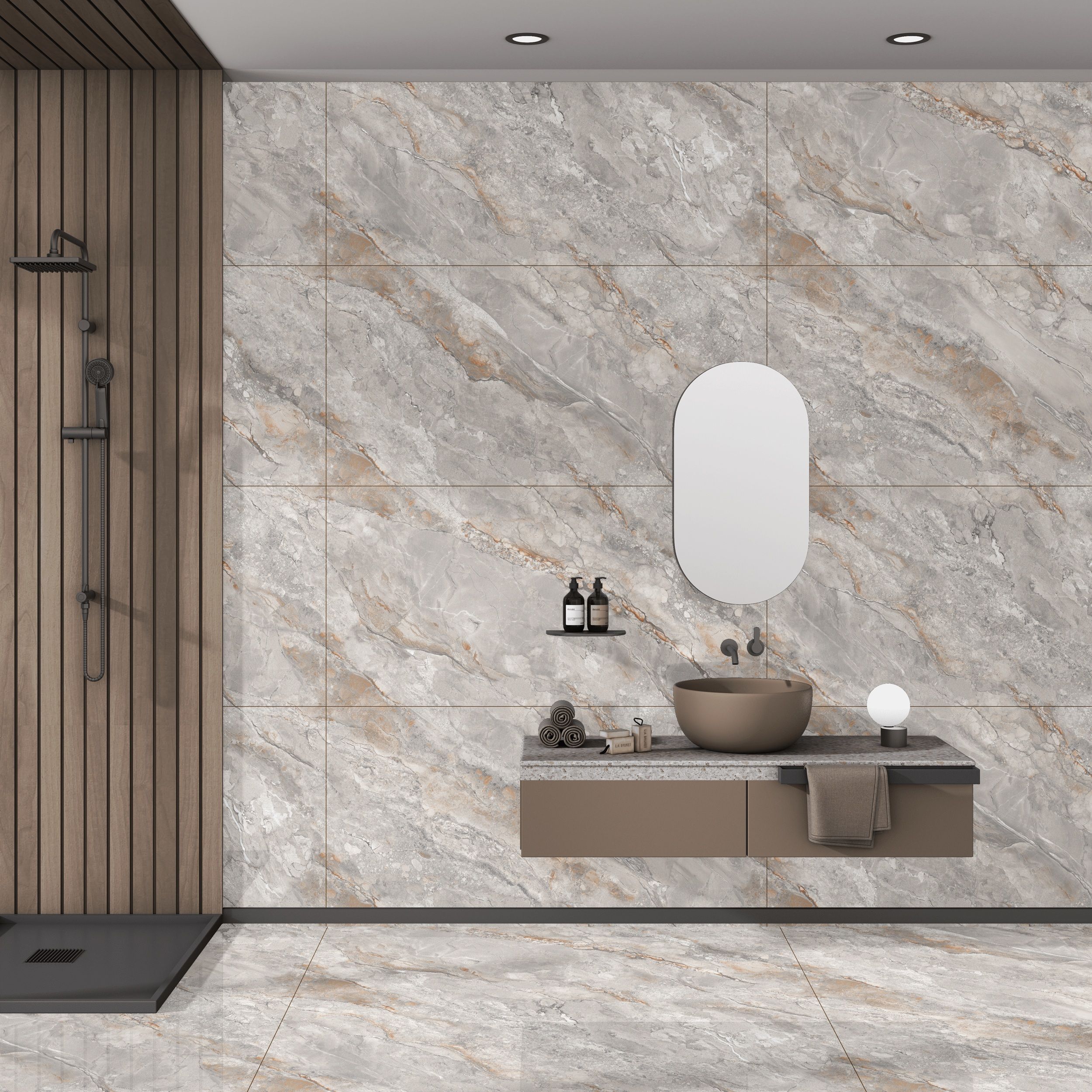 Плитка Denavar сірий 1200x600x8