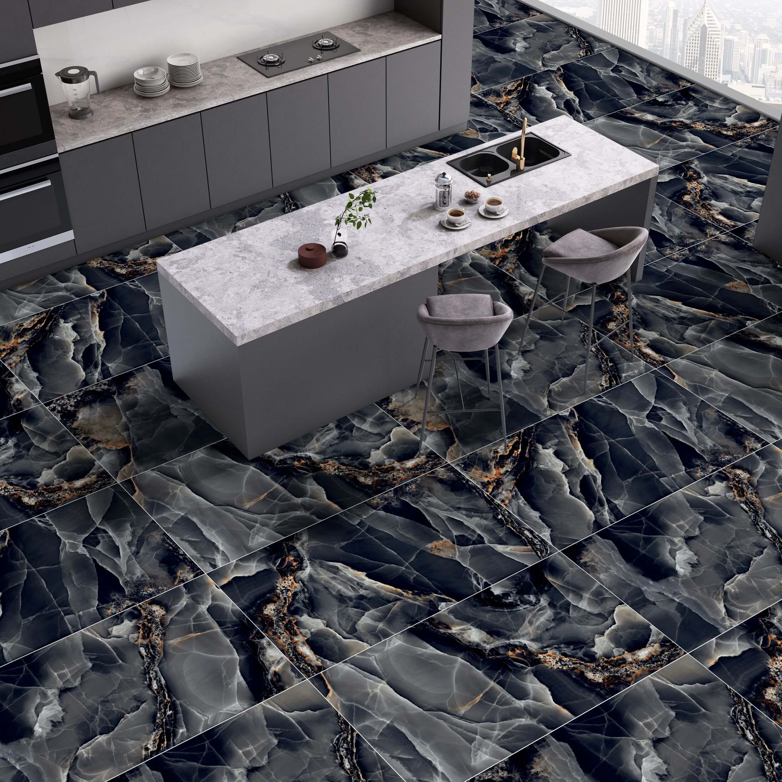 Black Onice black 1200x600x8