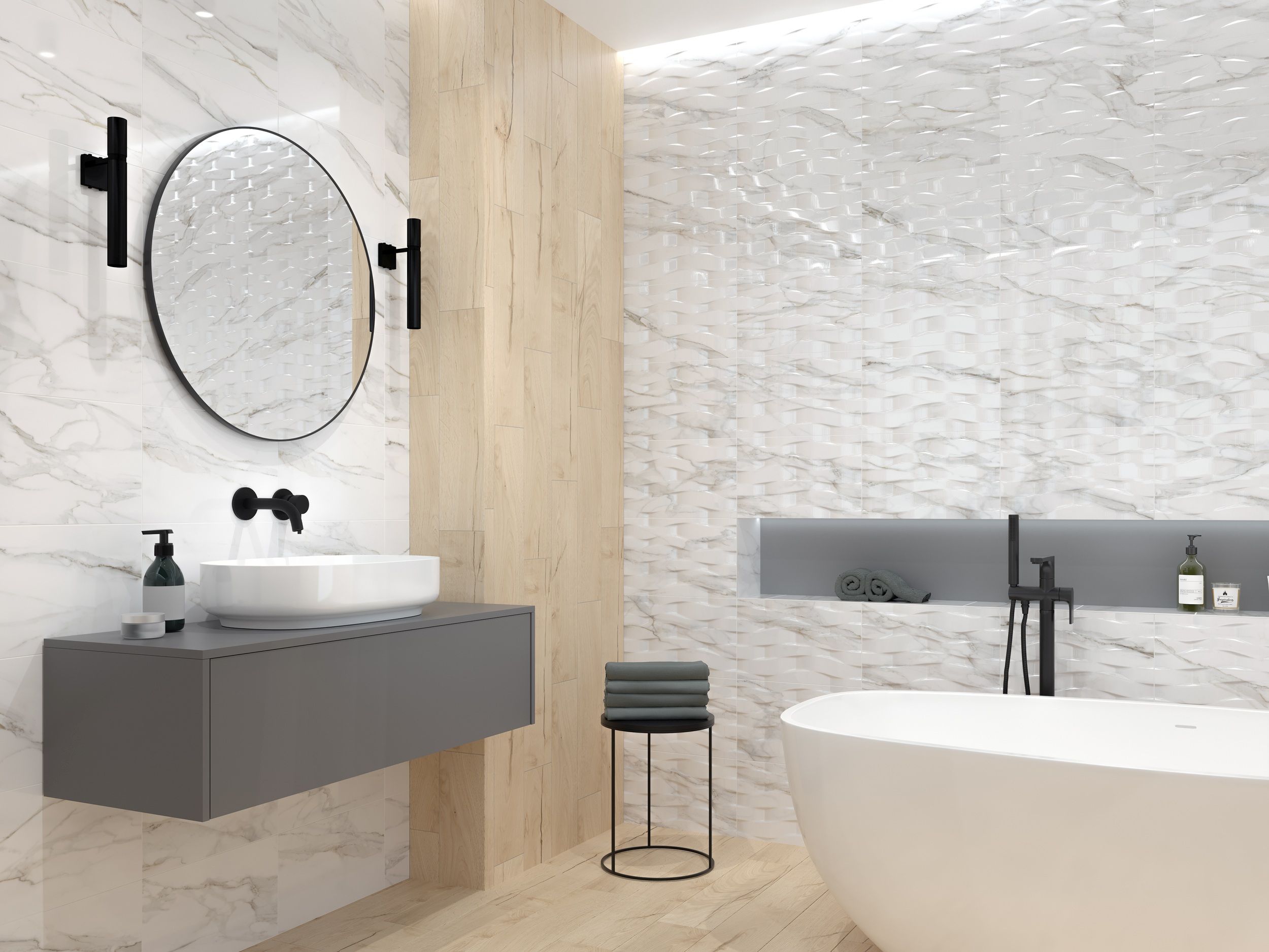 Sanremo білий 250х400x6