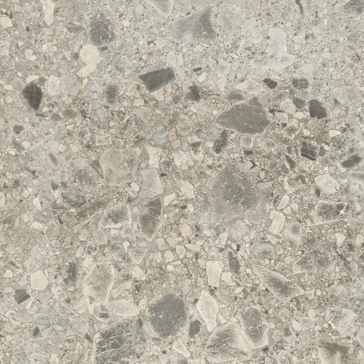 Pebbles Extra Grande gray-brown 600х600х8