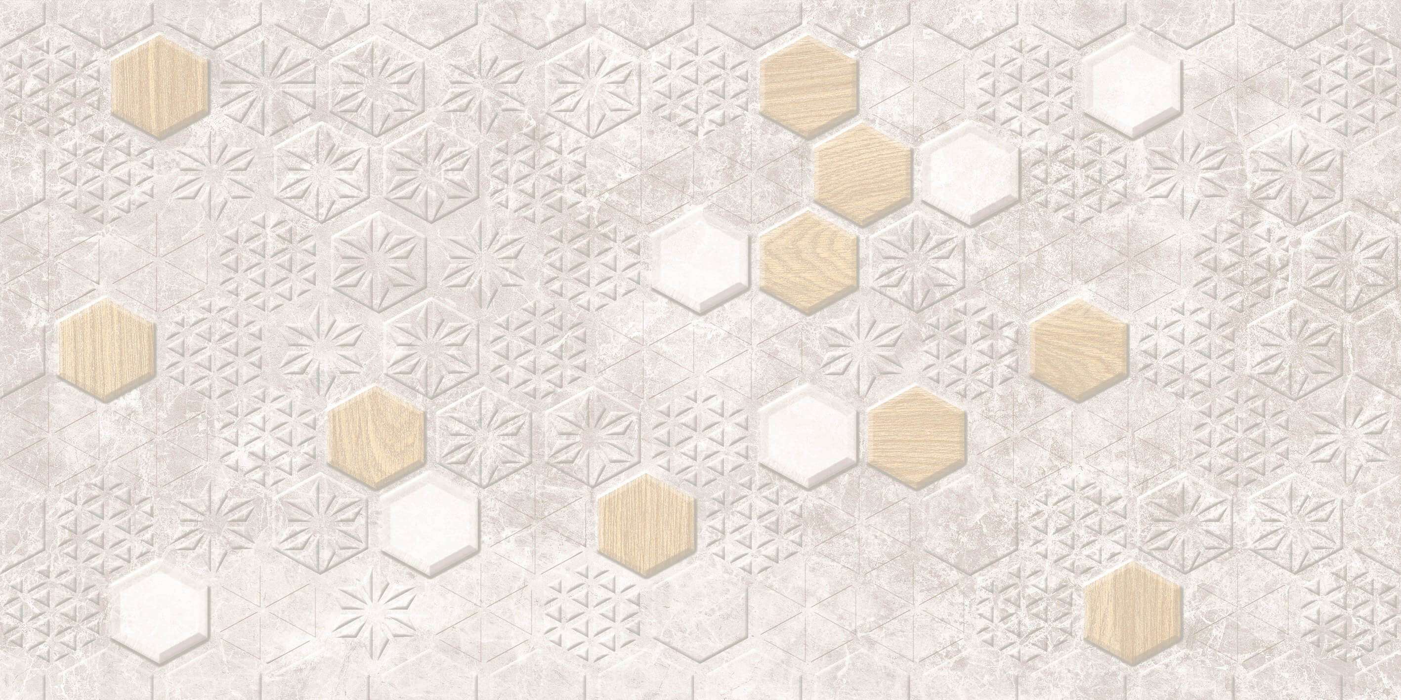 Zen hexagon beige 300х600