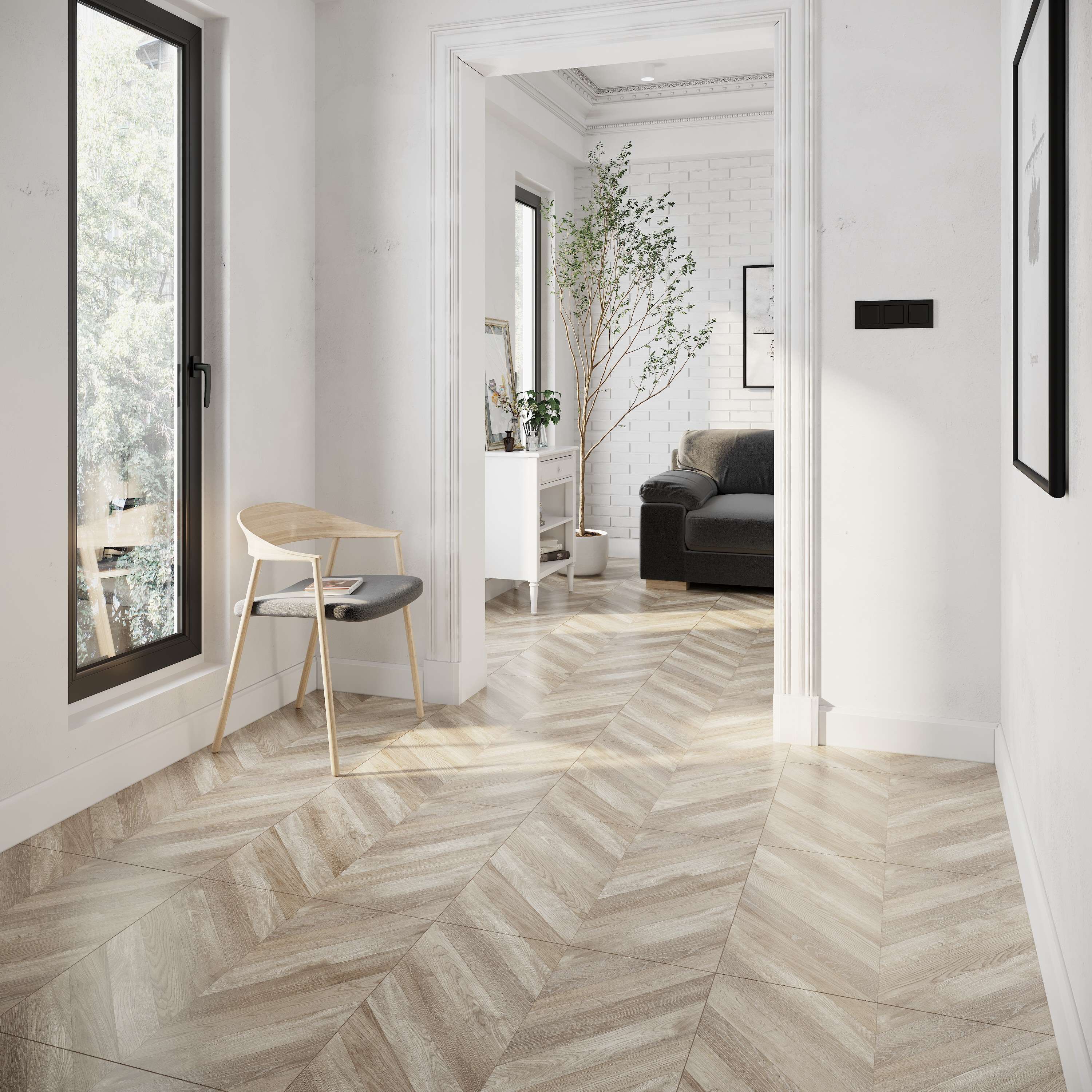 Parquet brown 607x607